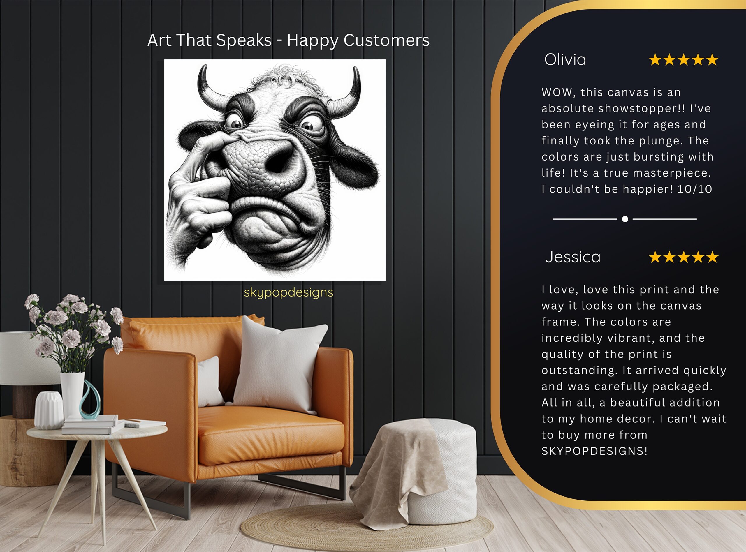 8.jpg Highland Cow Art