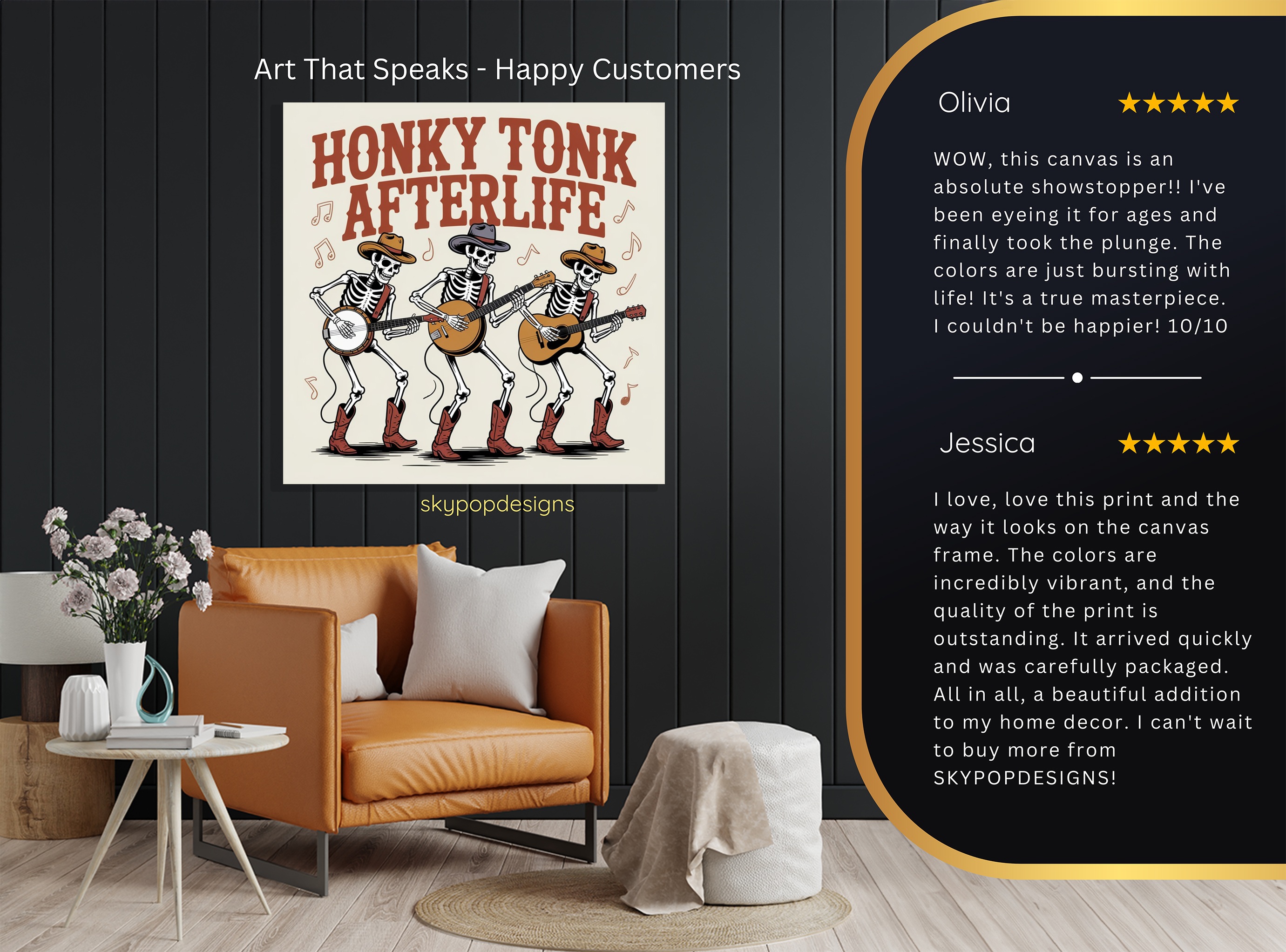 8.jpg Skeleton Country Band Art