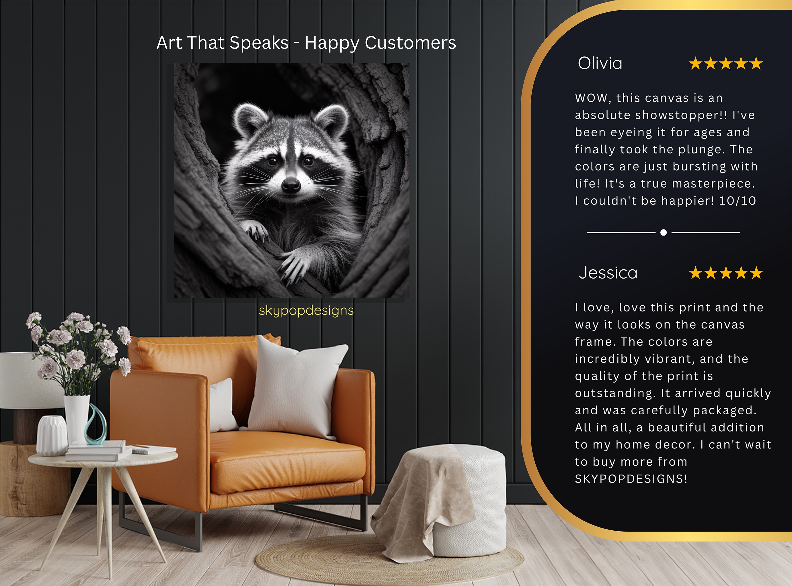 8.jpg Raccoon Art