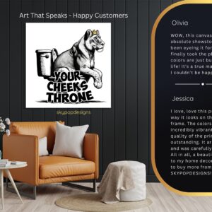 Lion King of Throne Art