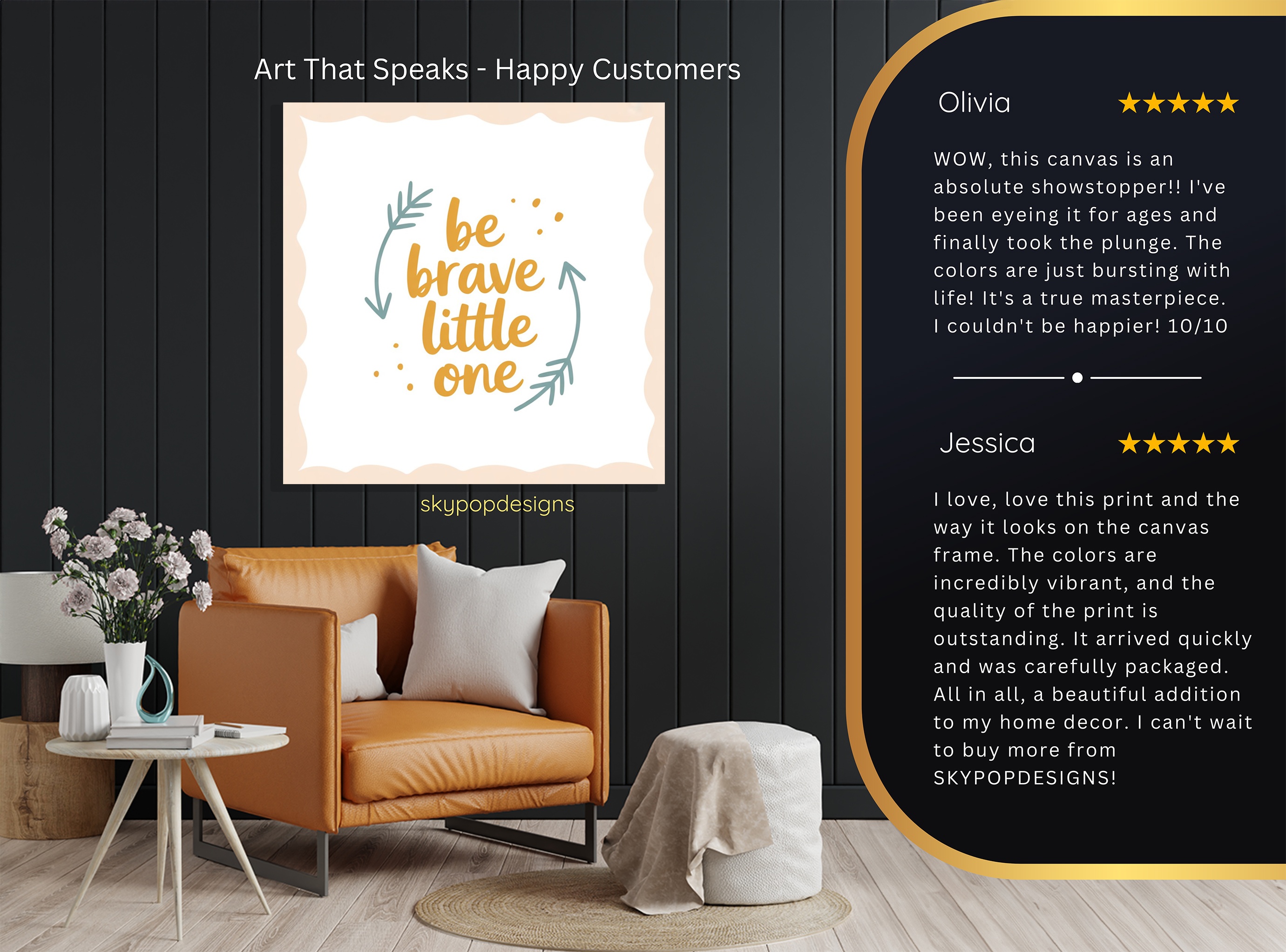 8.jpg Be Brave Little One Art