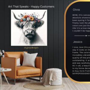 Highland Cow Art