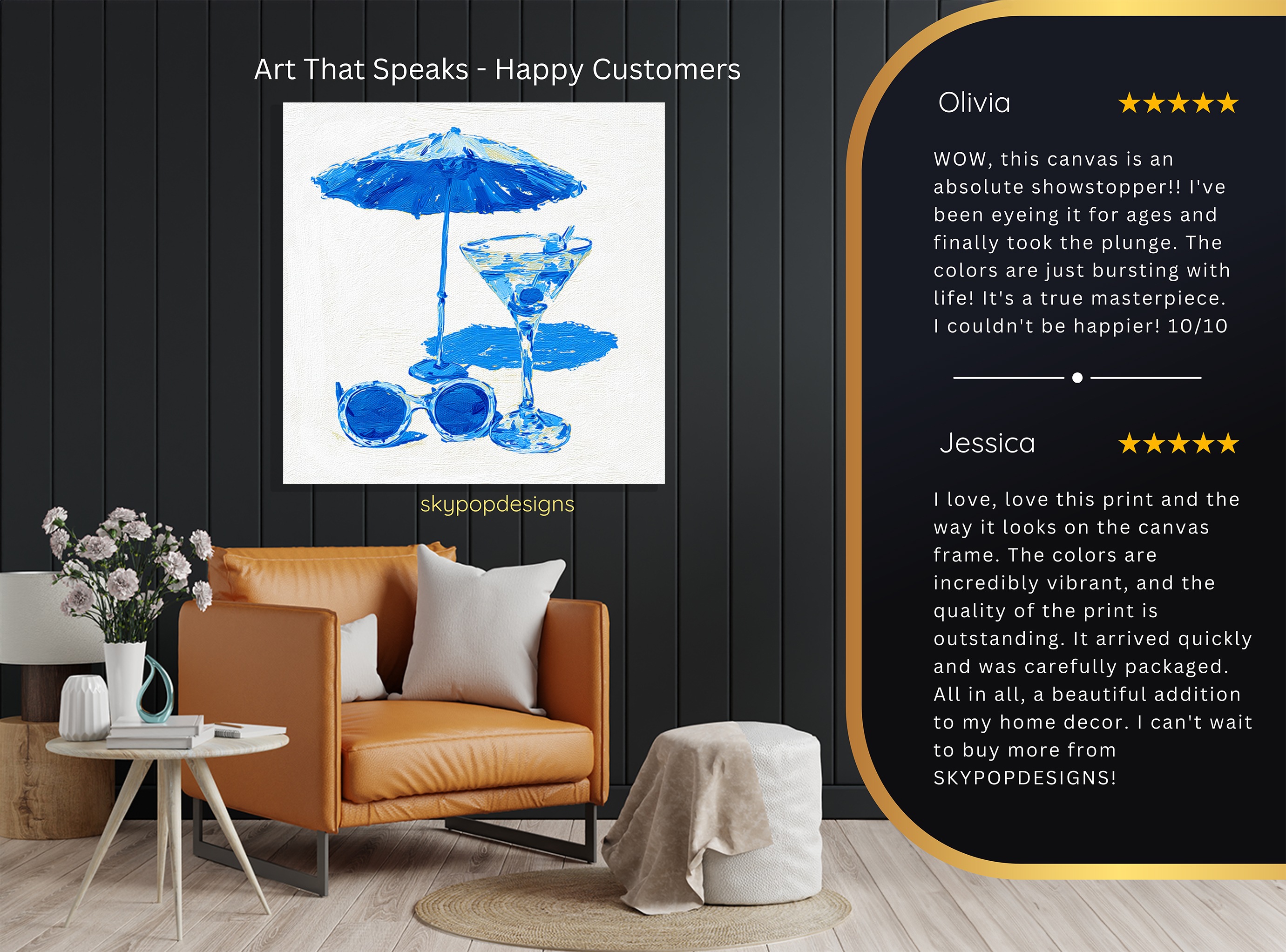 8.jpg Blue Summer Cocktail Art
