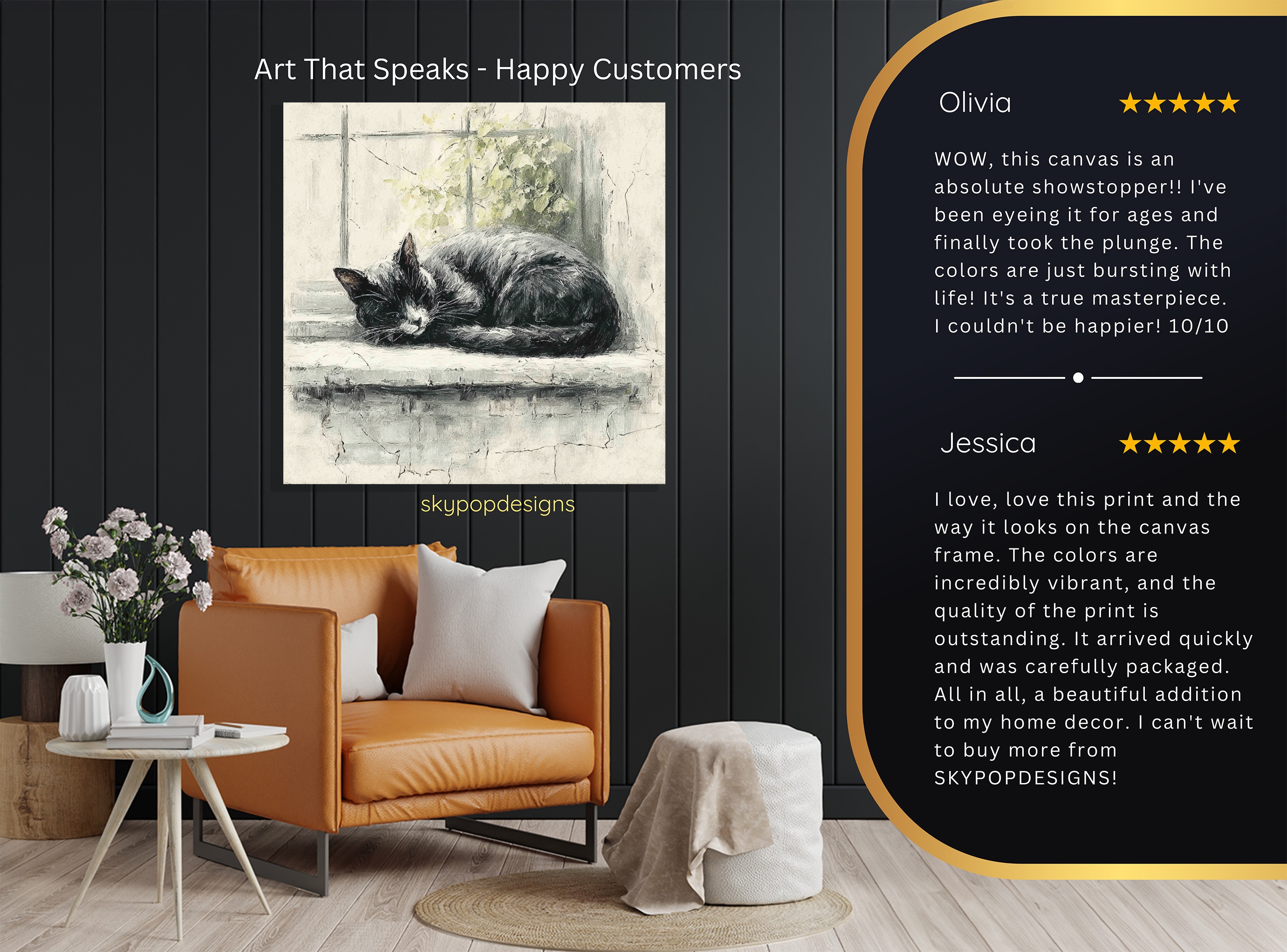 8.jpg Sleeping Cat Art