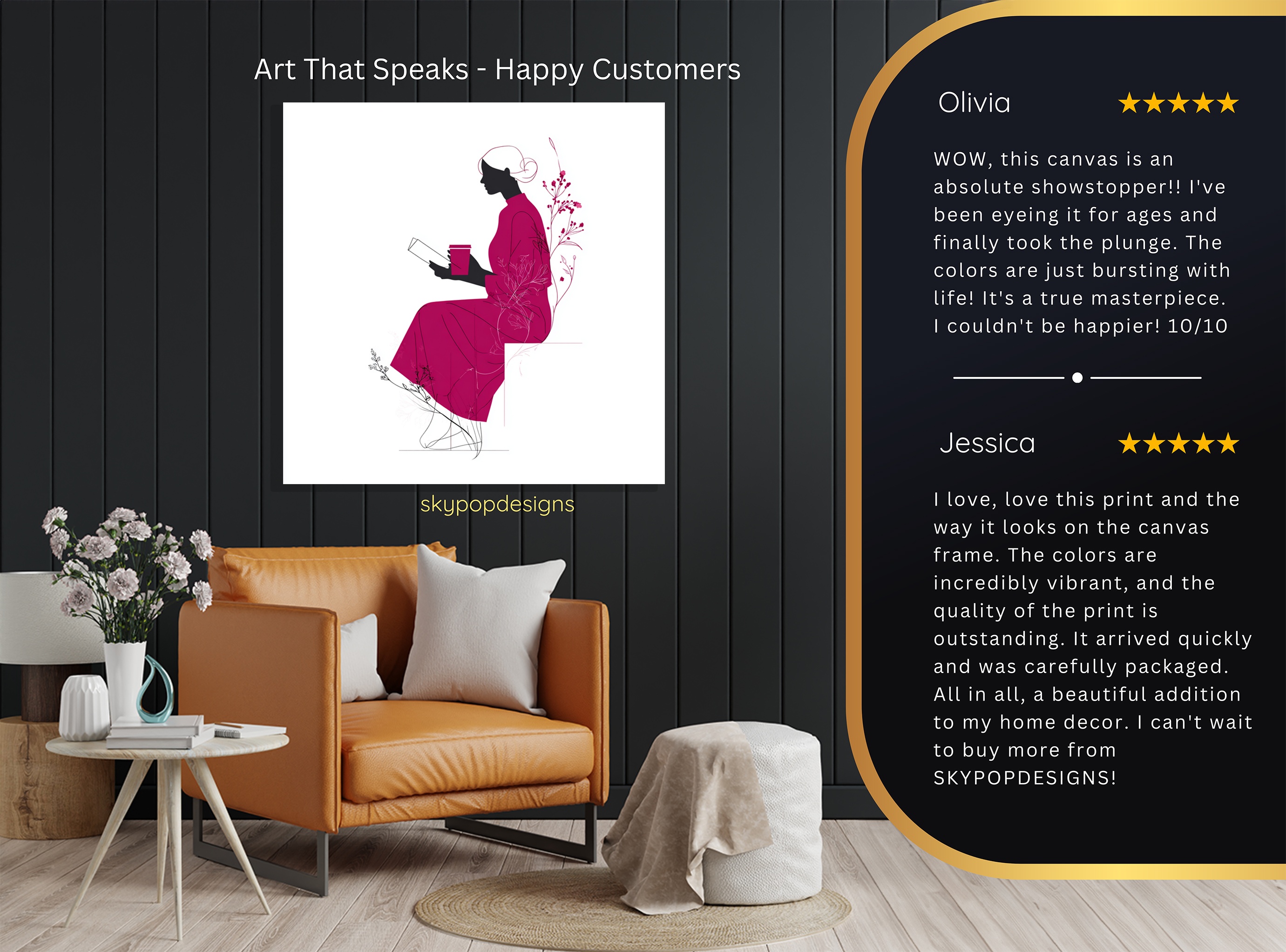 8.jpg Elegant Reader Silhouette Art