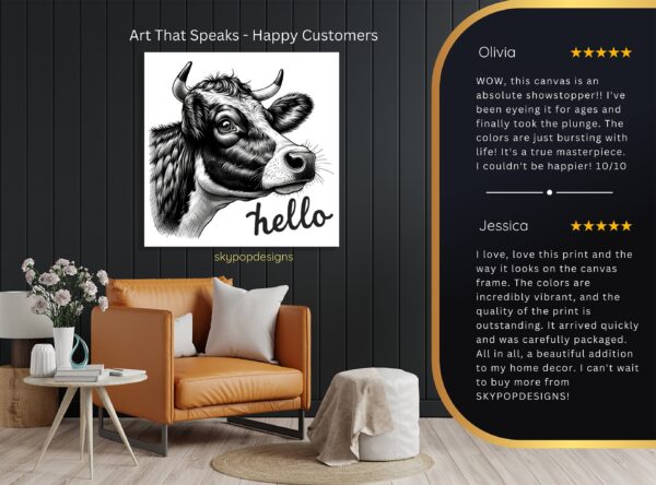 Highland Cow Art