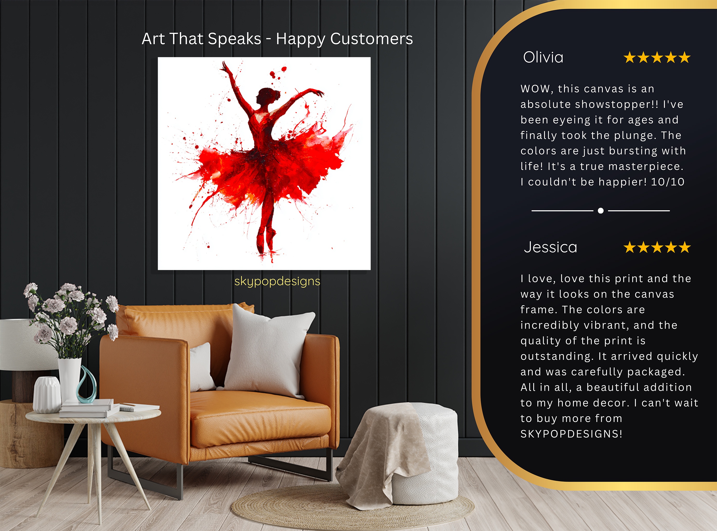 8.jpg Red Ballerina Art