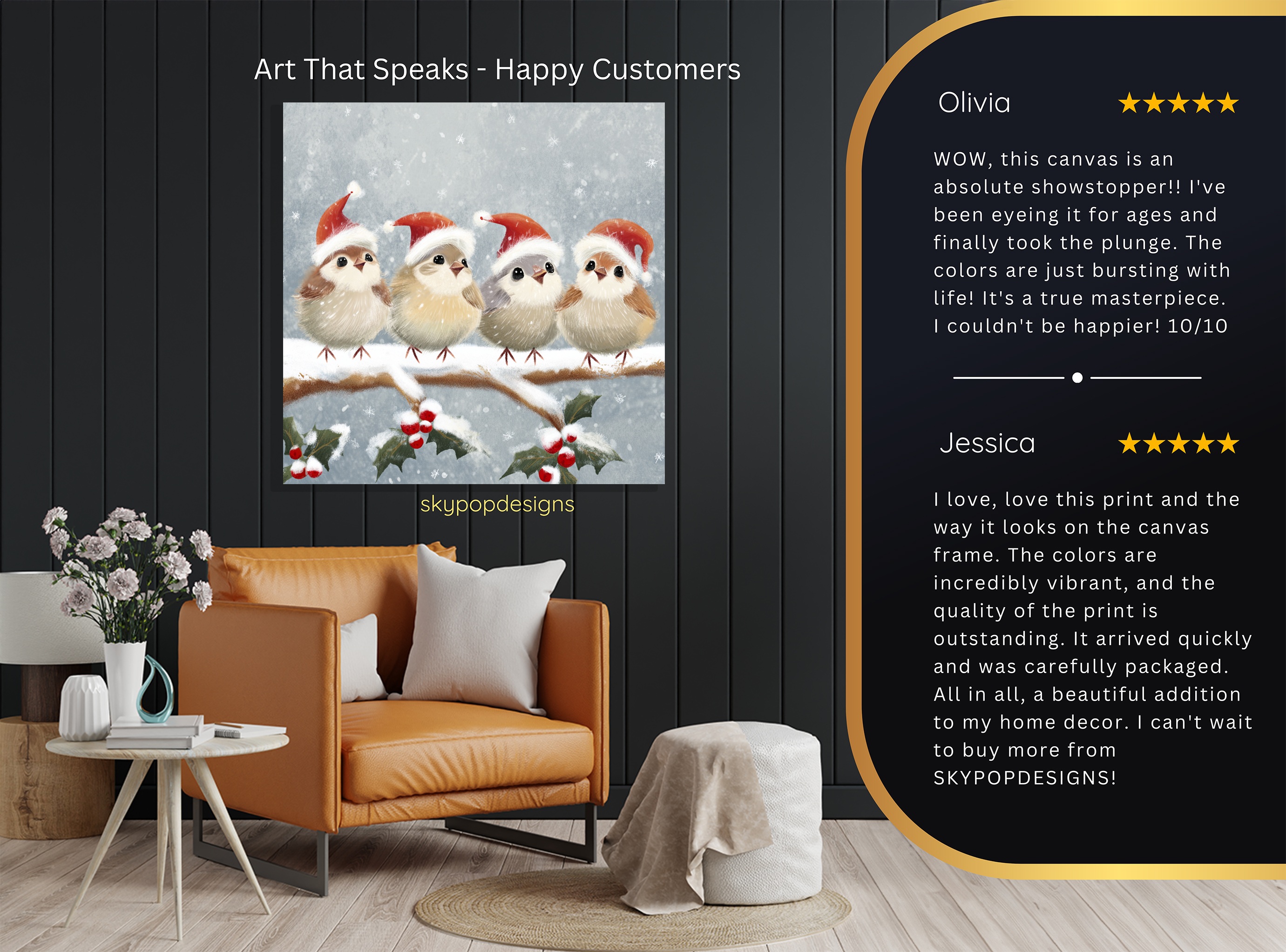 8.jpg Bird Christmas Art
