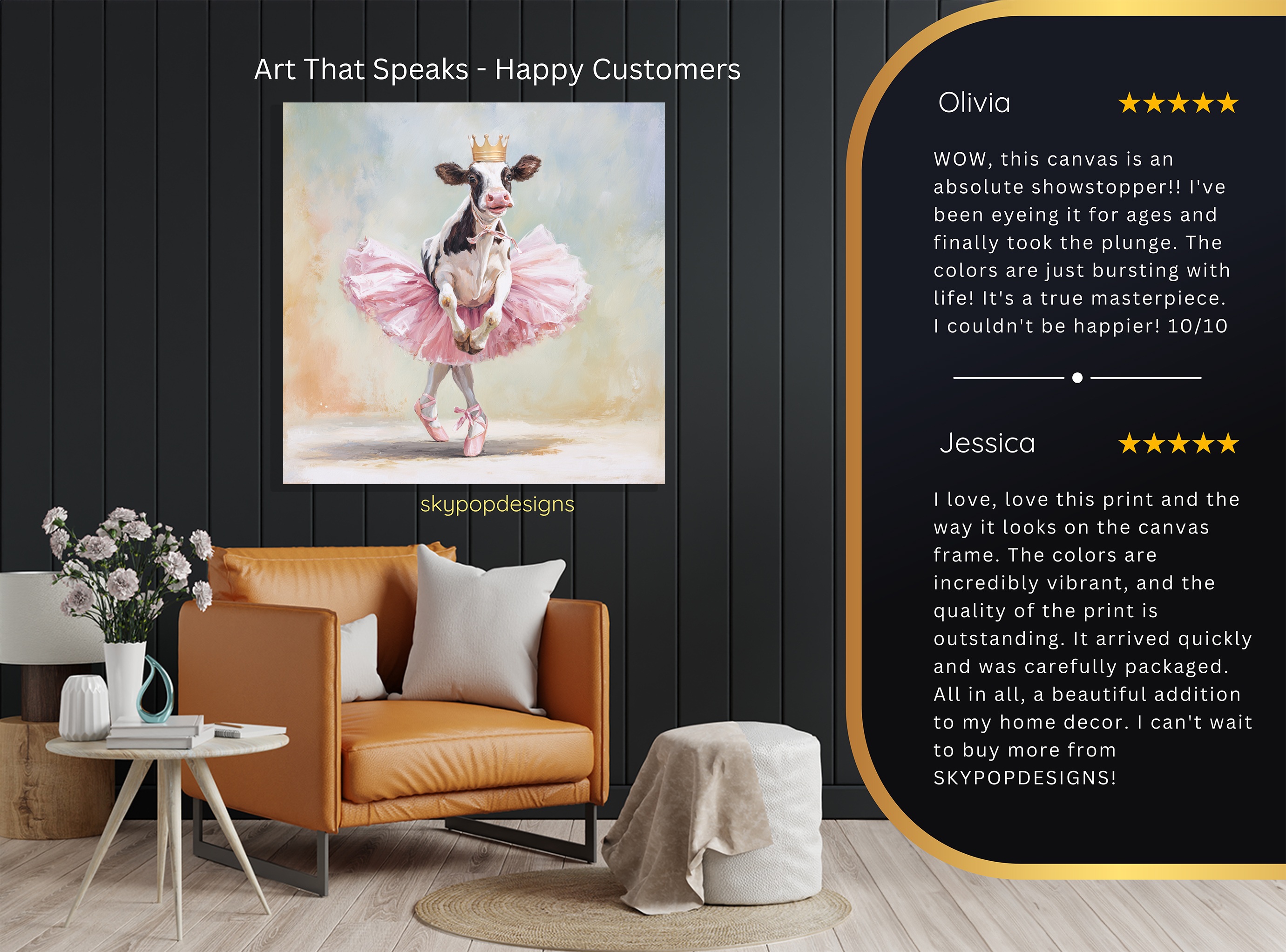 8.jpg Ballerina Cow Art