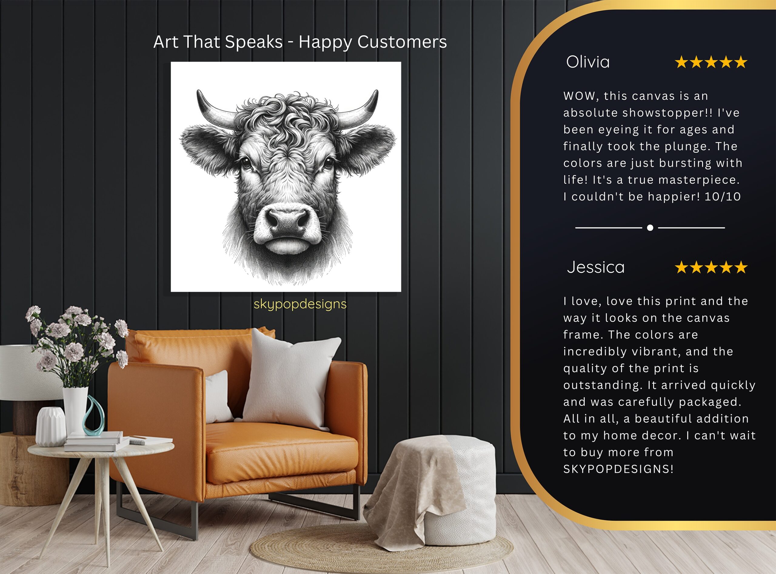 8.jpg Highland Cow Art