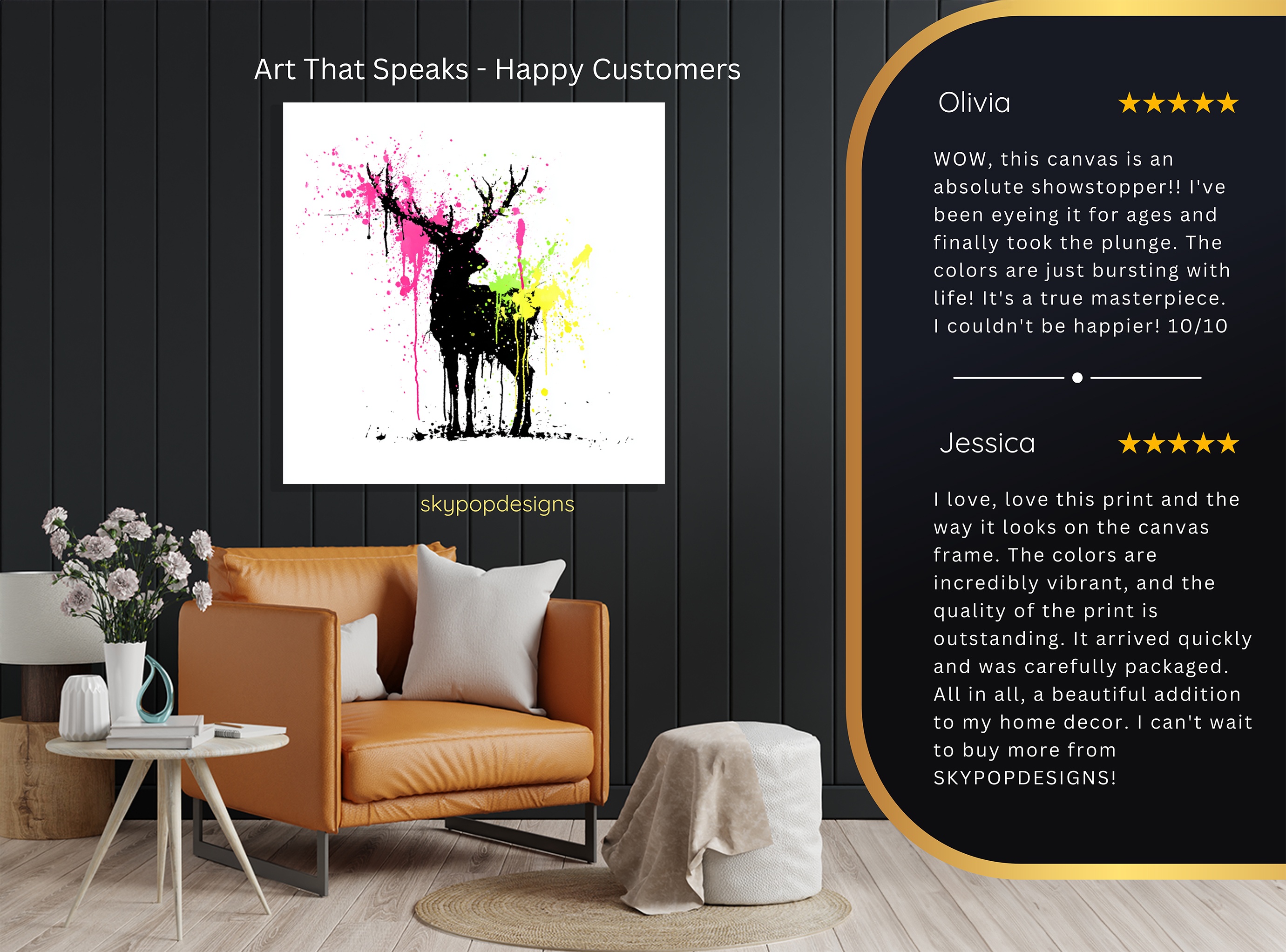 8.jpg Deer Art