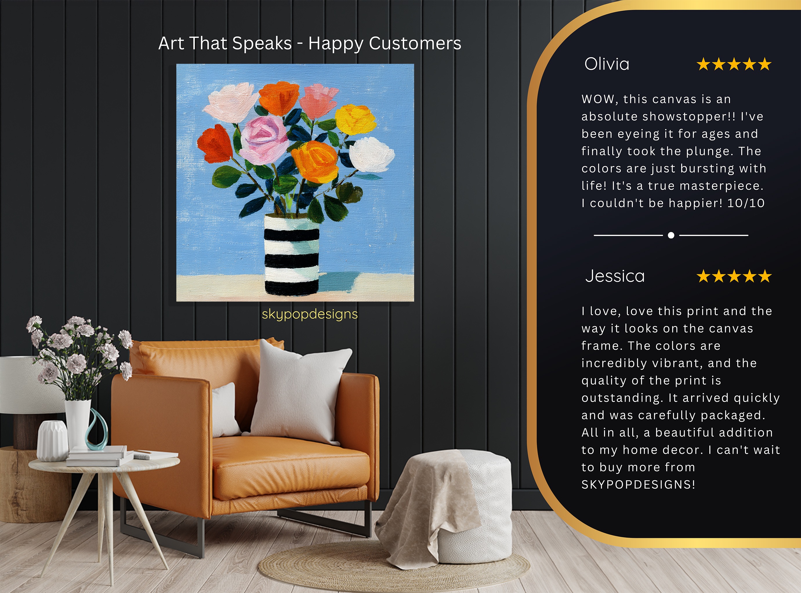 8.jpg Colorful Flower Bouquet Art