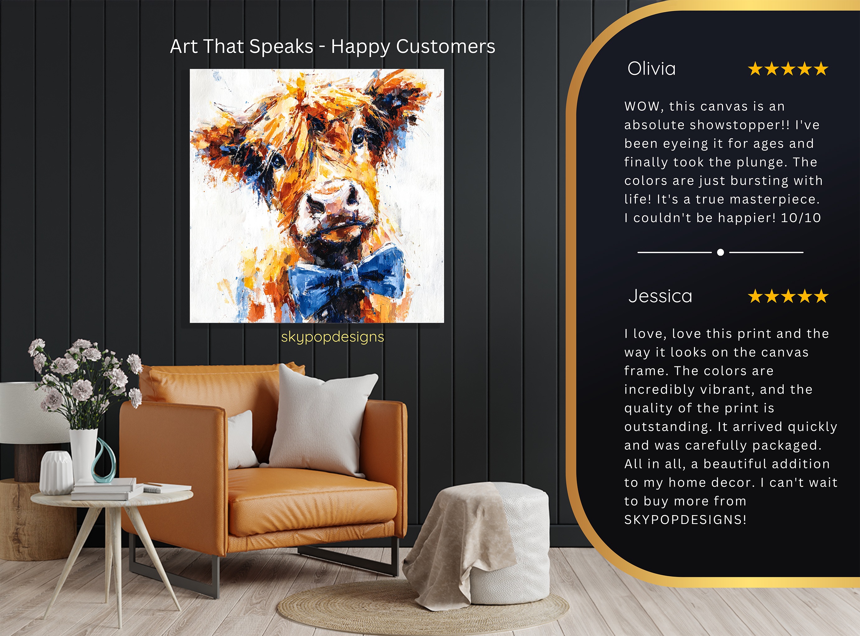 8.jpg Highland Cow Art