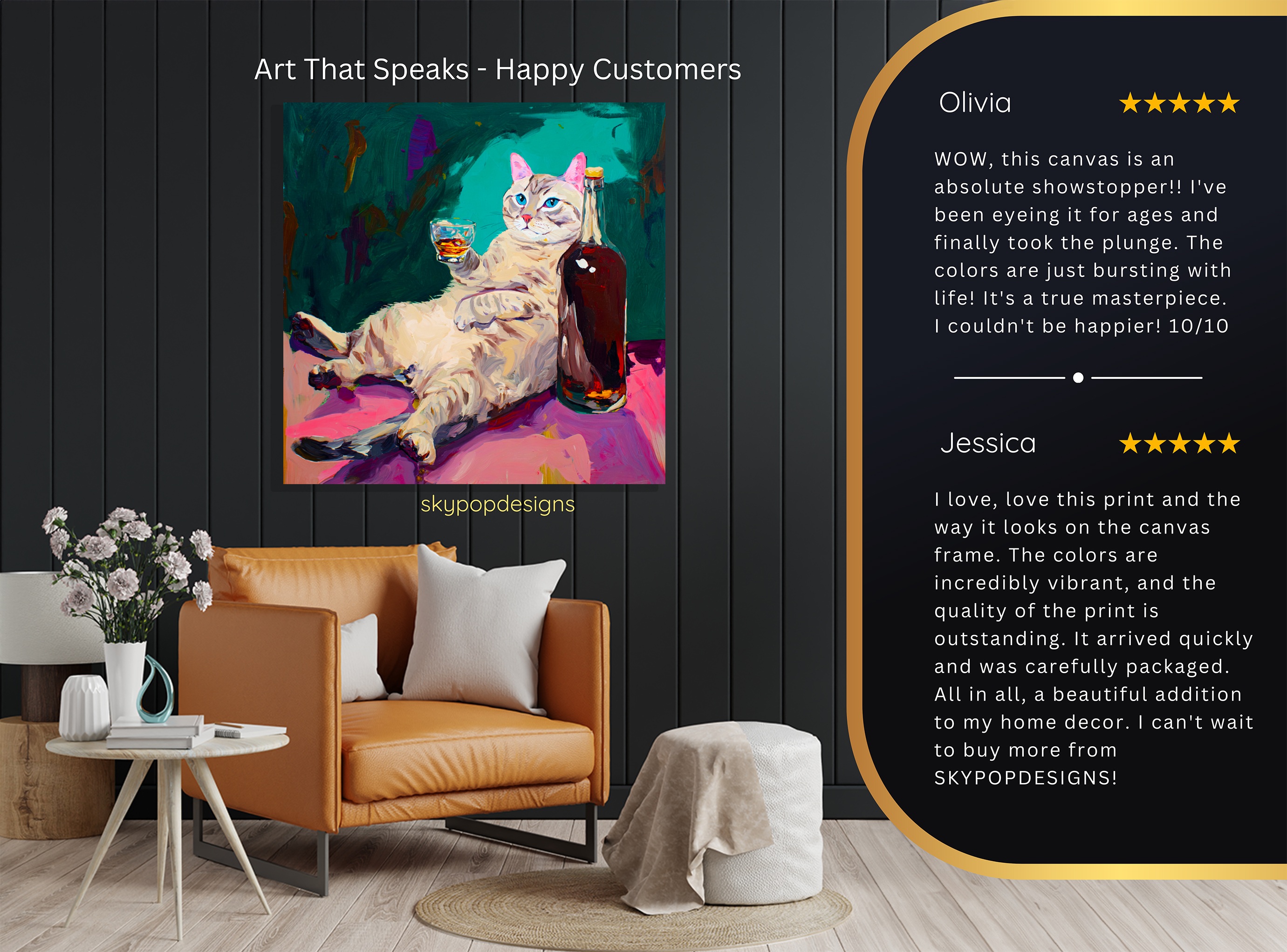 8.jpg Cat Drinking Art