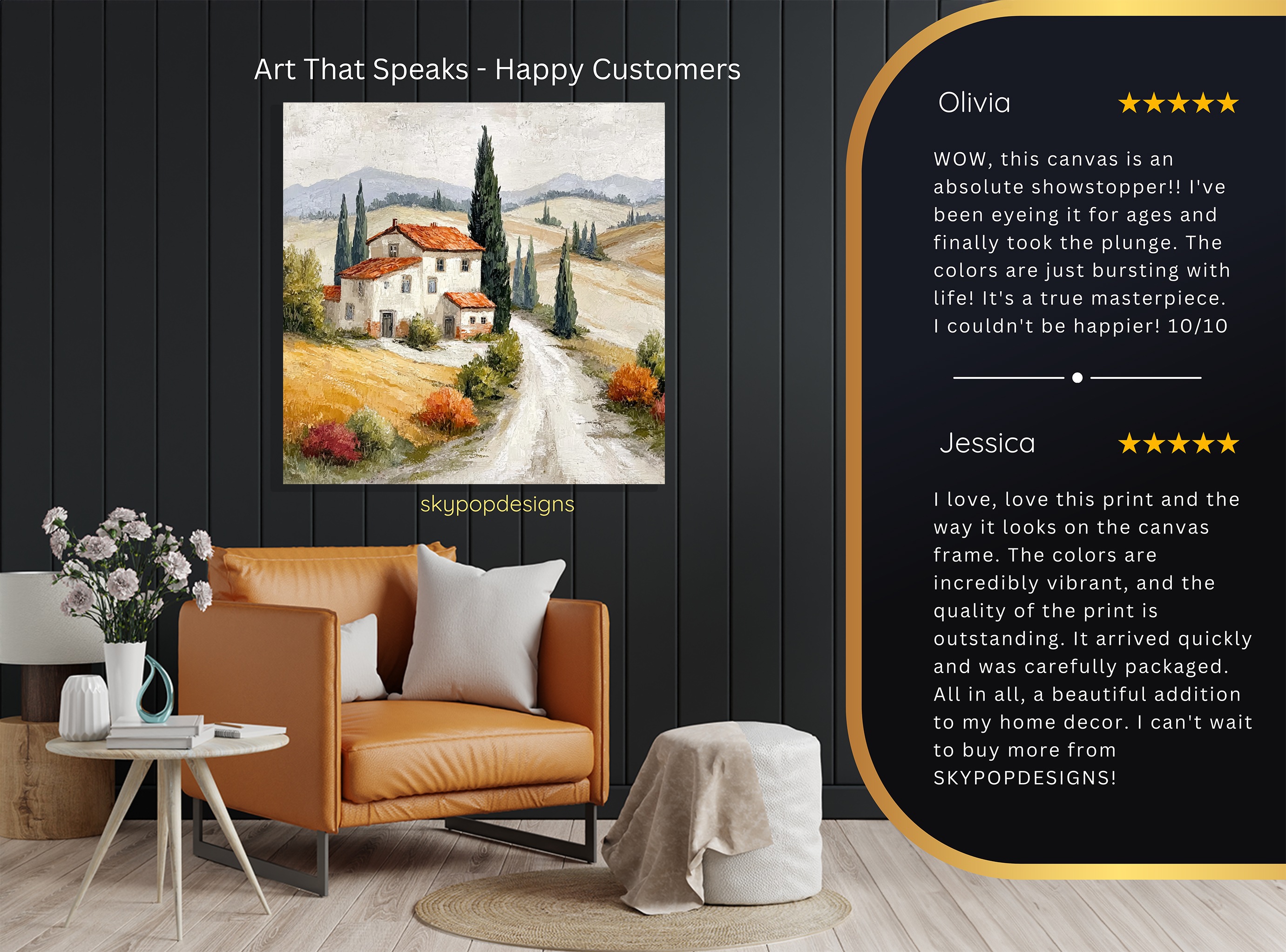 8.jpg Tuscan Countryside Villa Art