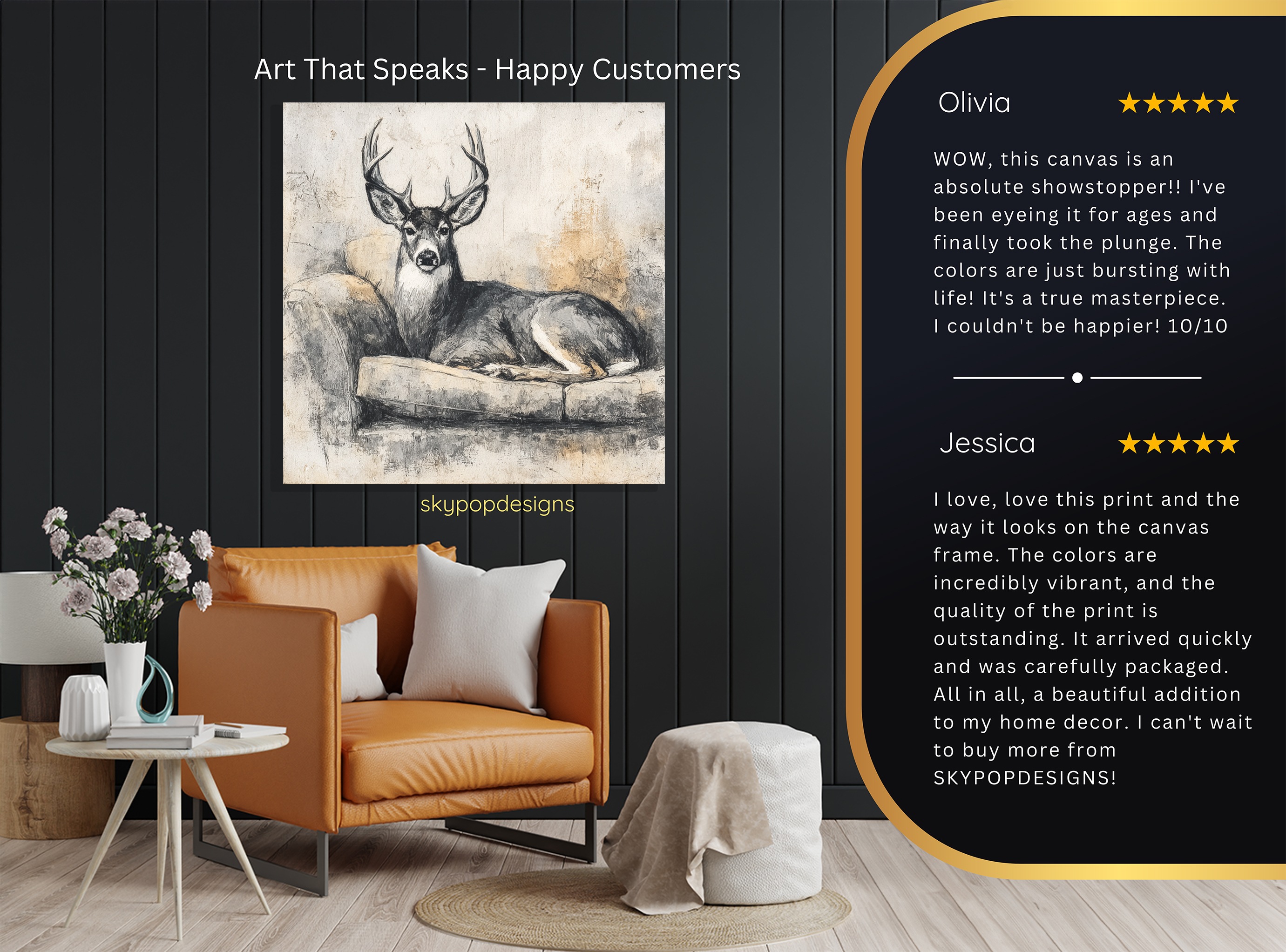 8.jpg Deer Art