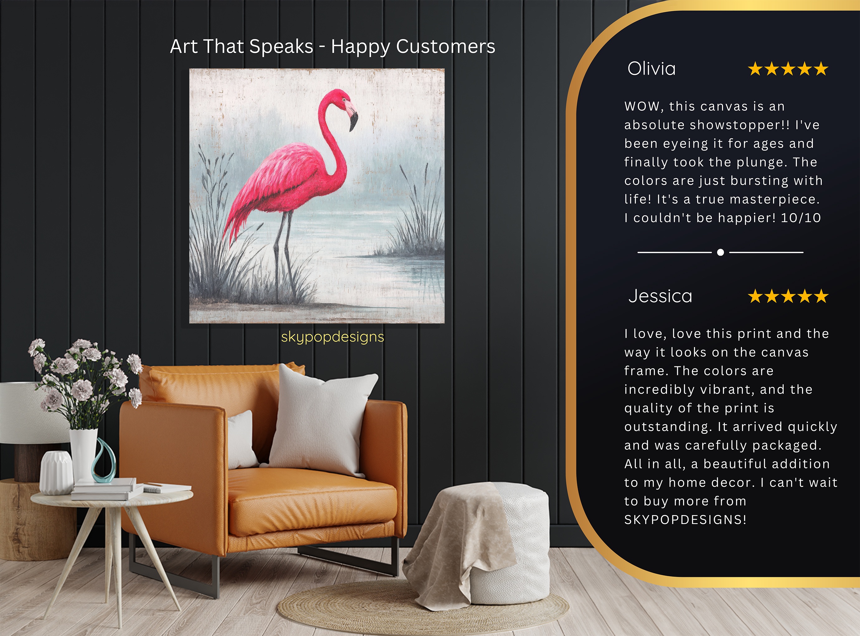 8.jpg Pink Flamingo Art