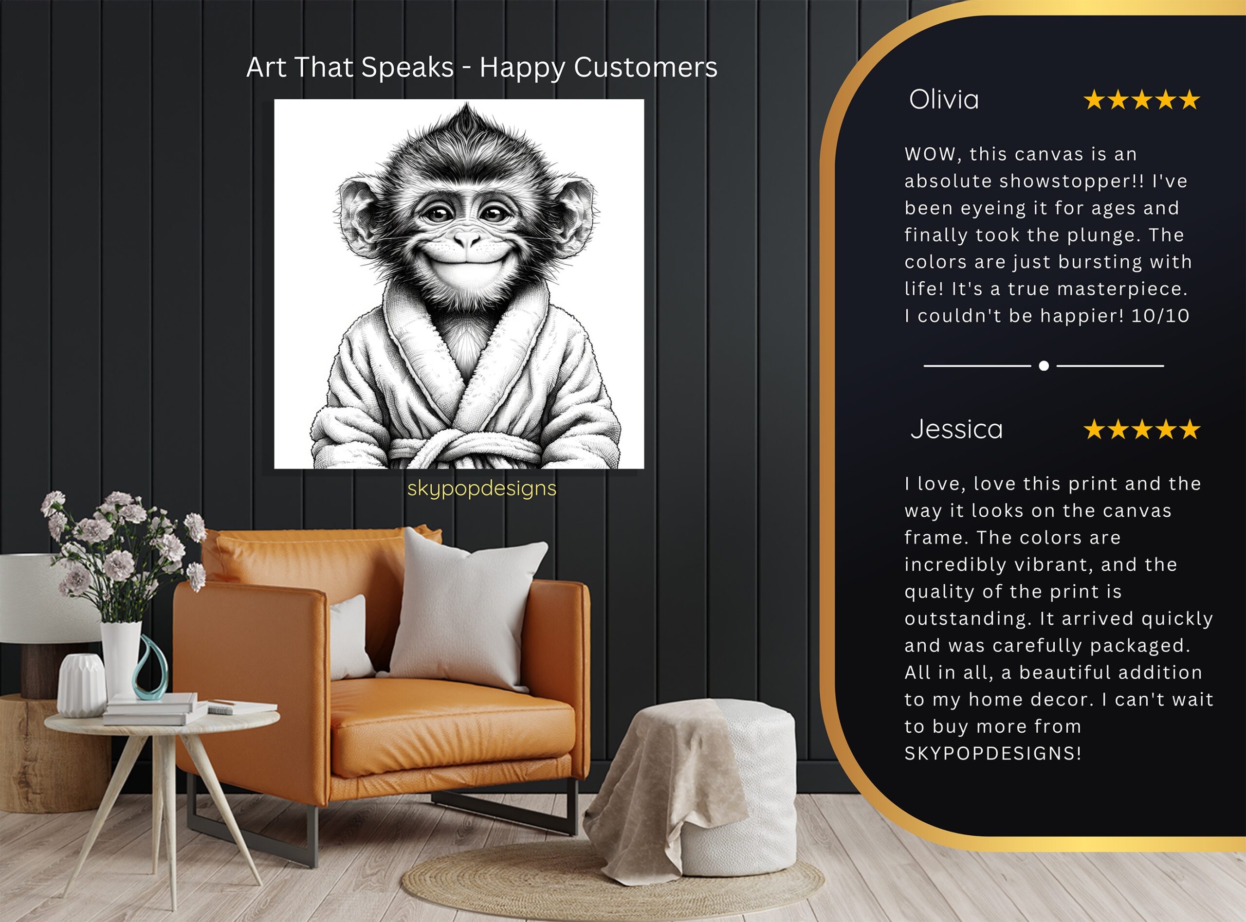 8.jpg Chimpanzee Art