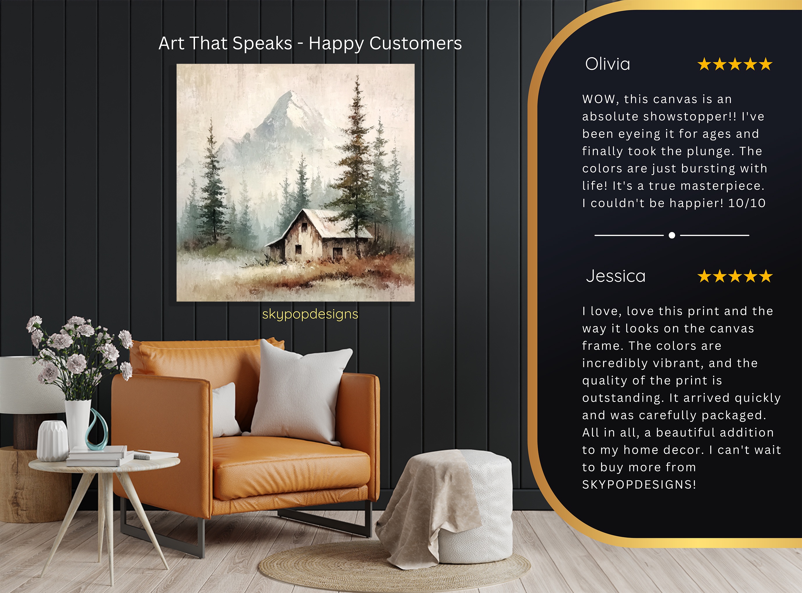 8.jpg Mountain Cabin Art