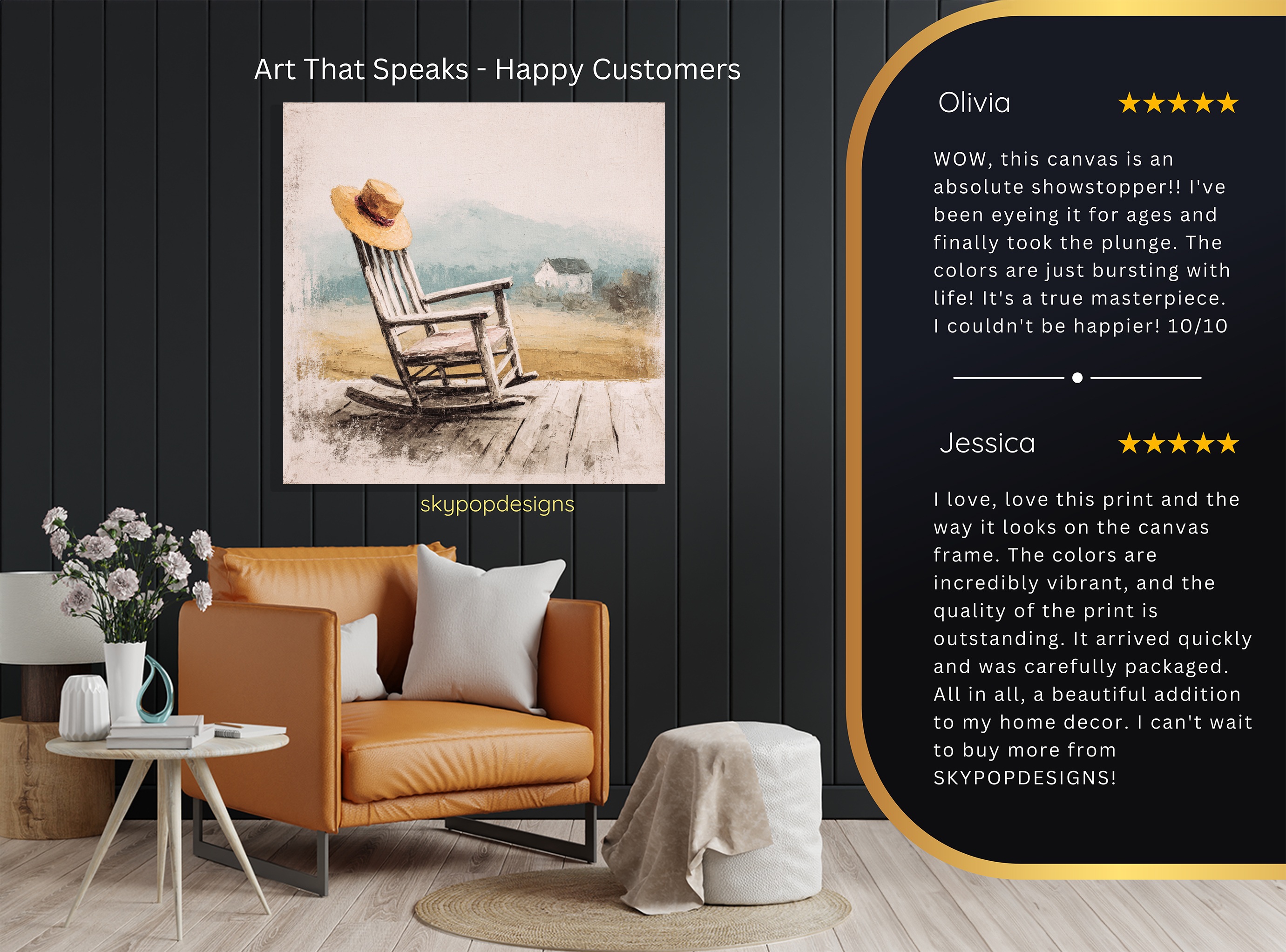 8.jpg Rustic Rocking Chair Art