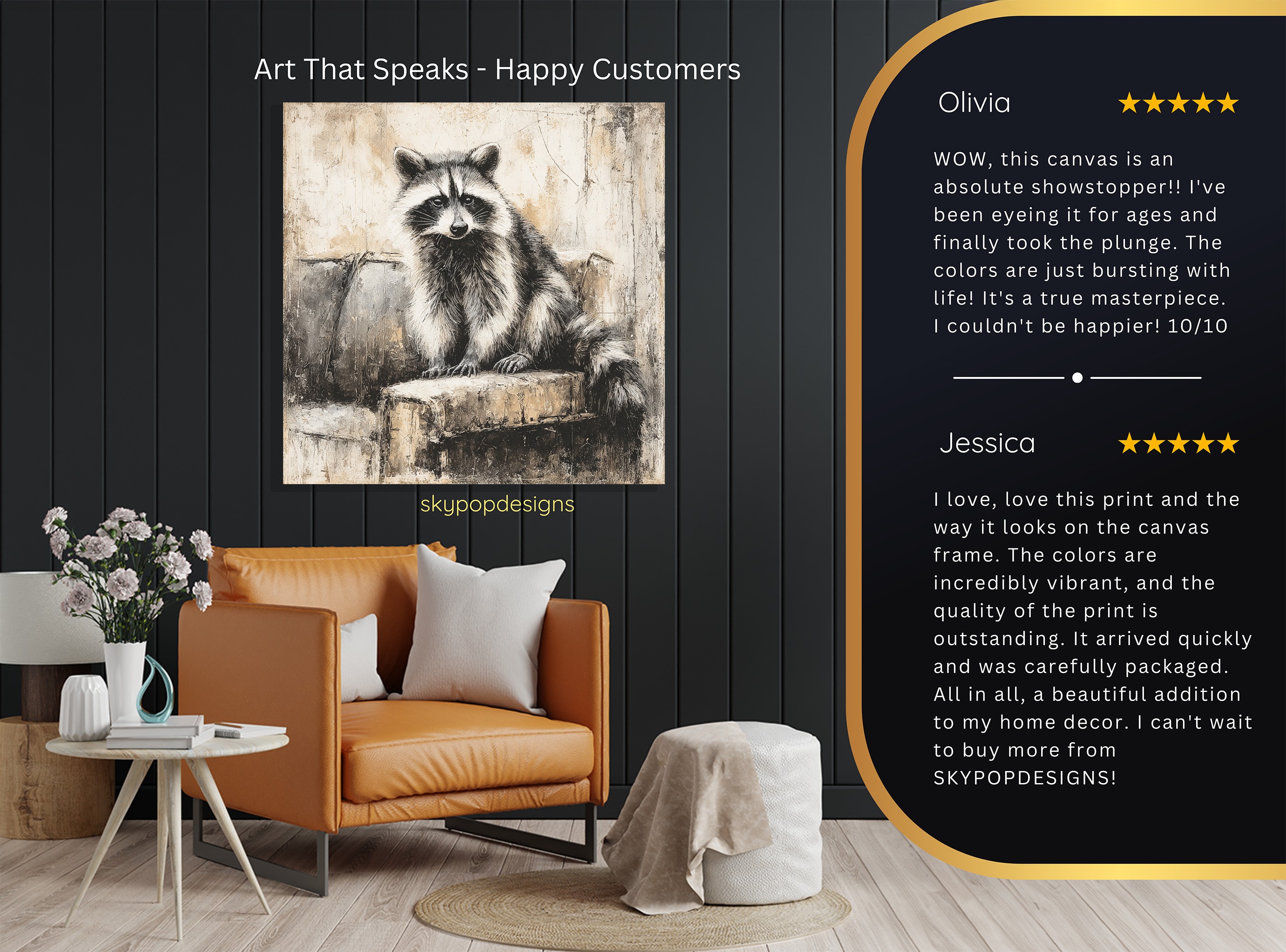 8.jpg Raccoon Art