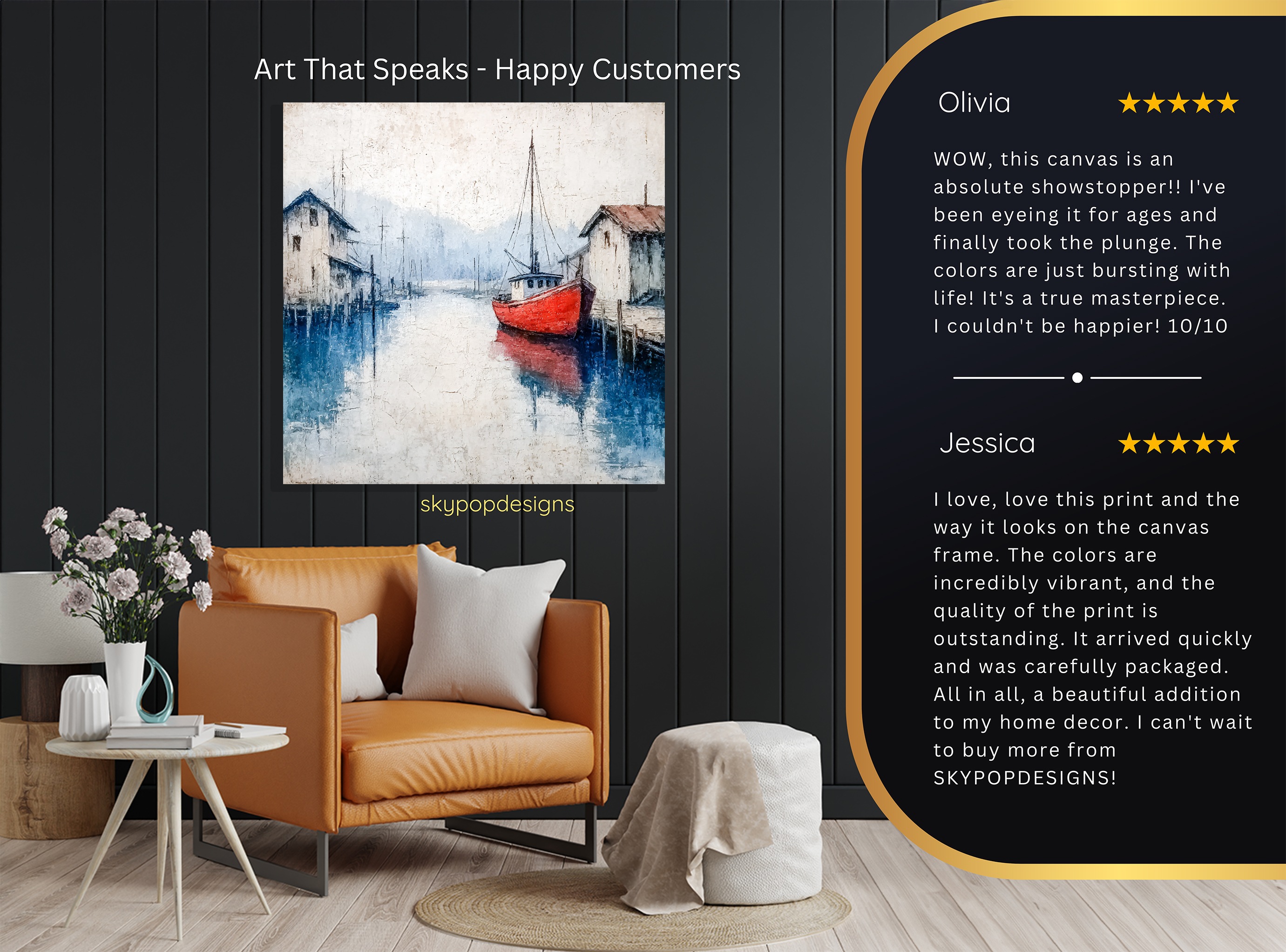 8.jpg Harbor Fishing Boat Art