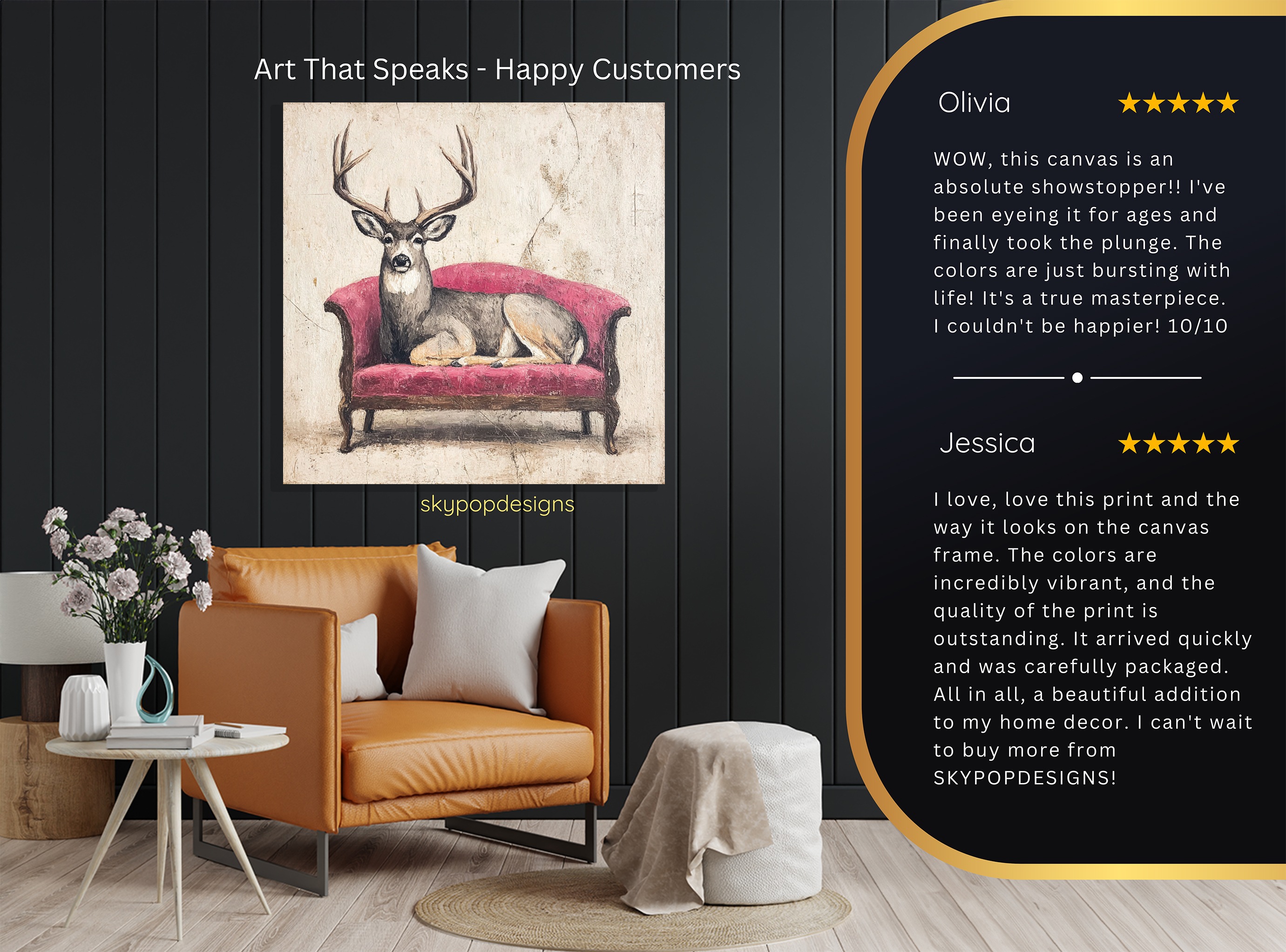 8.jpg Deer Art