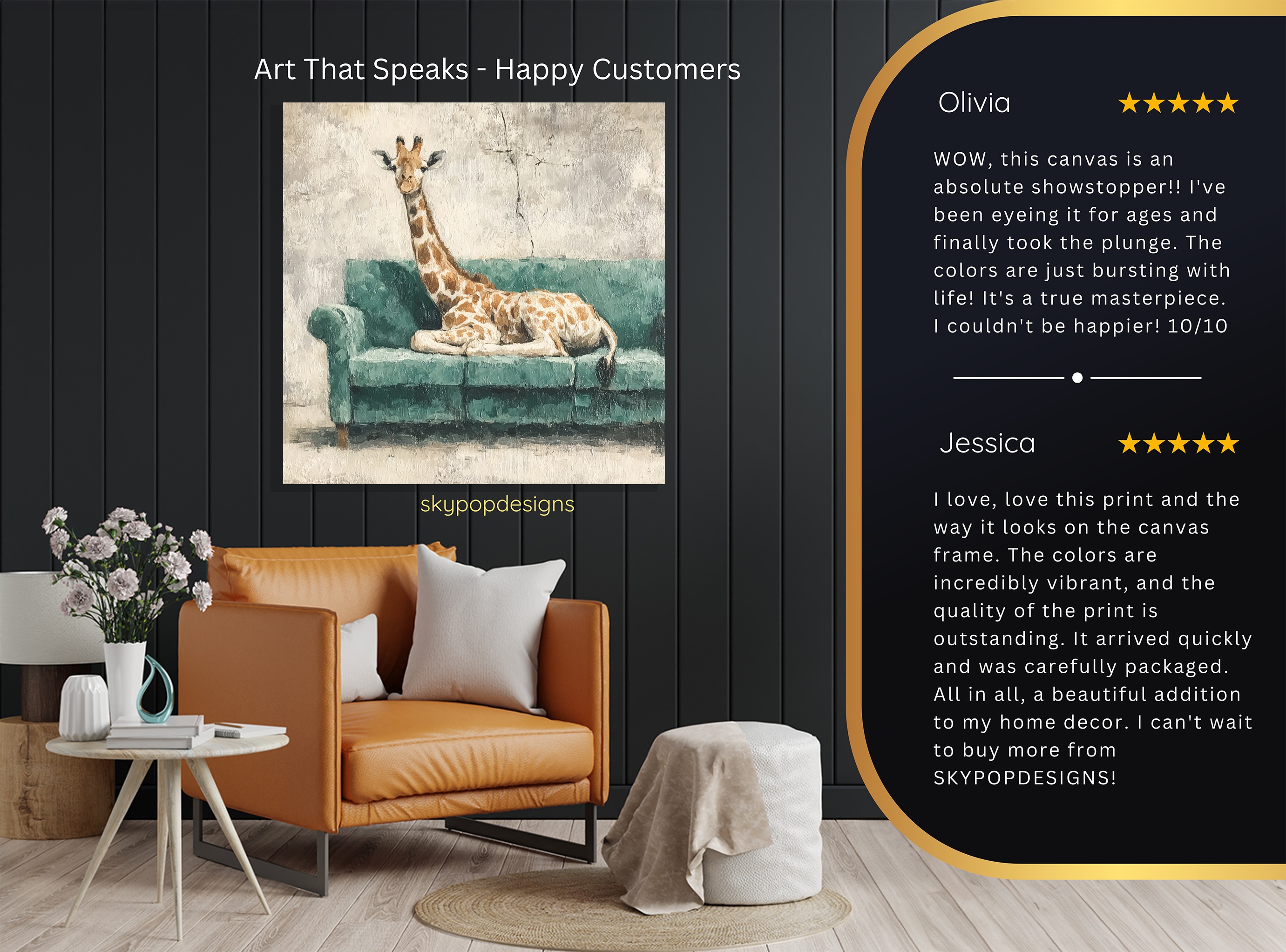 8.jpg Giraffe Art