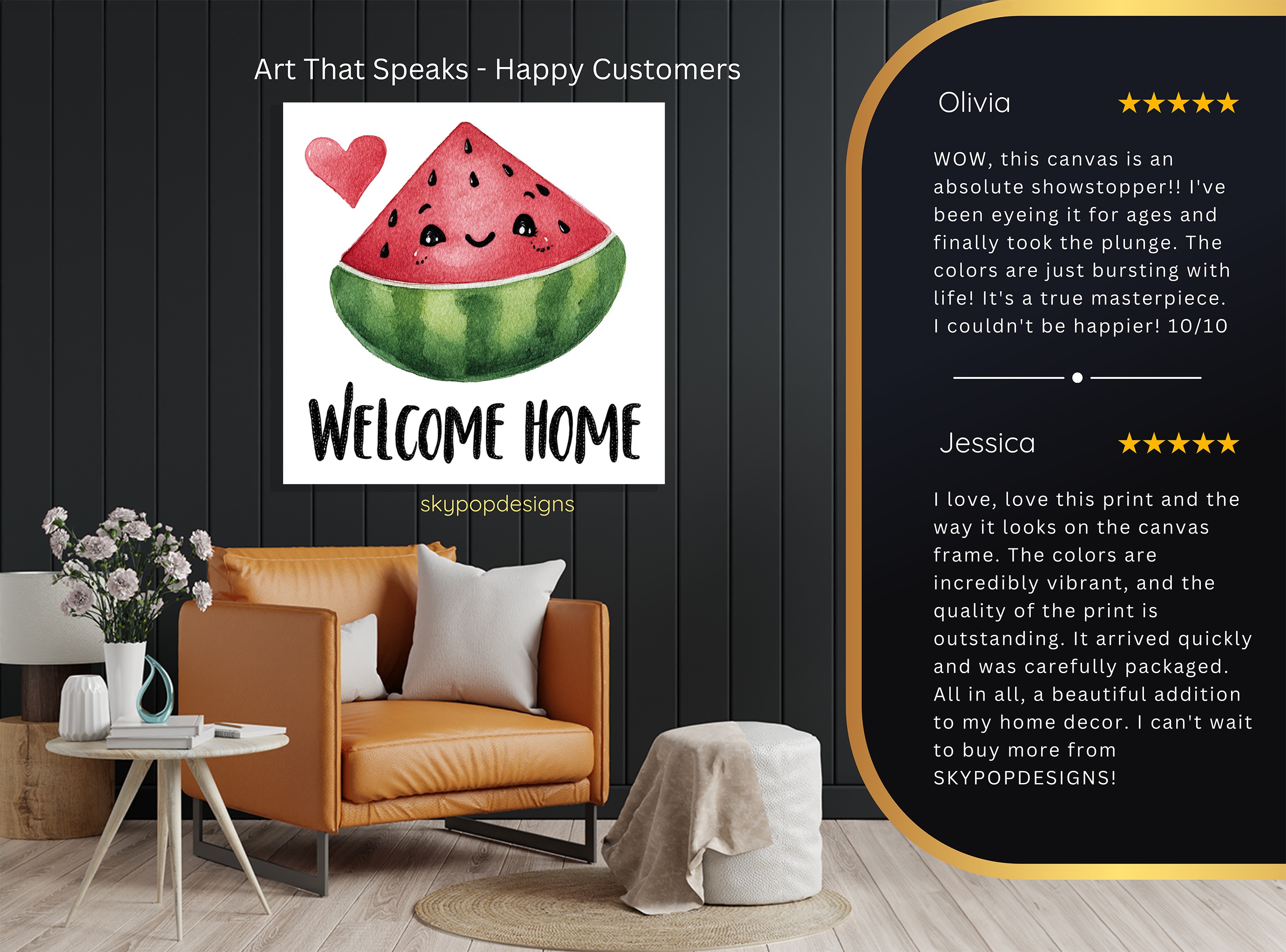 8.jpg Watermelon Welcome Home Art