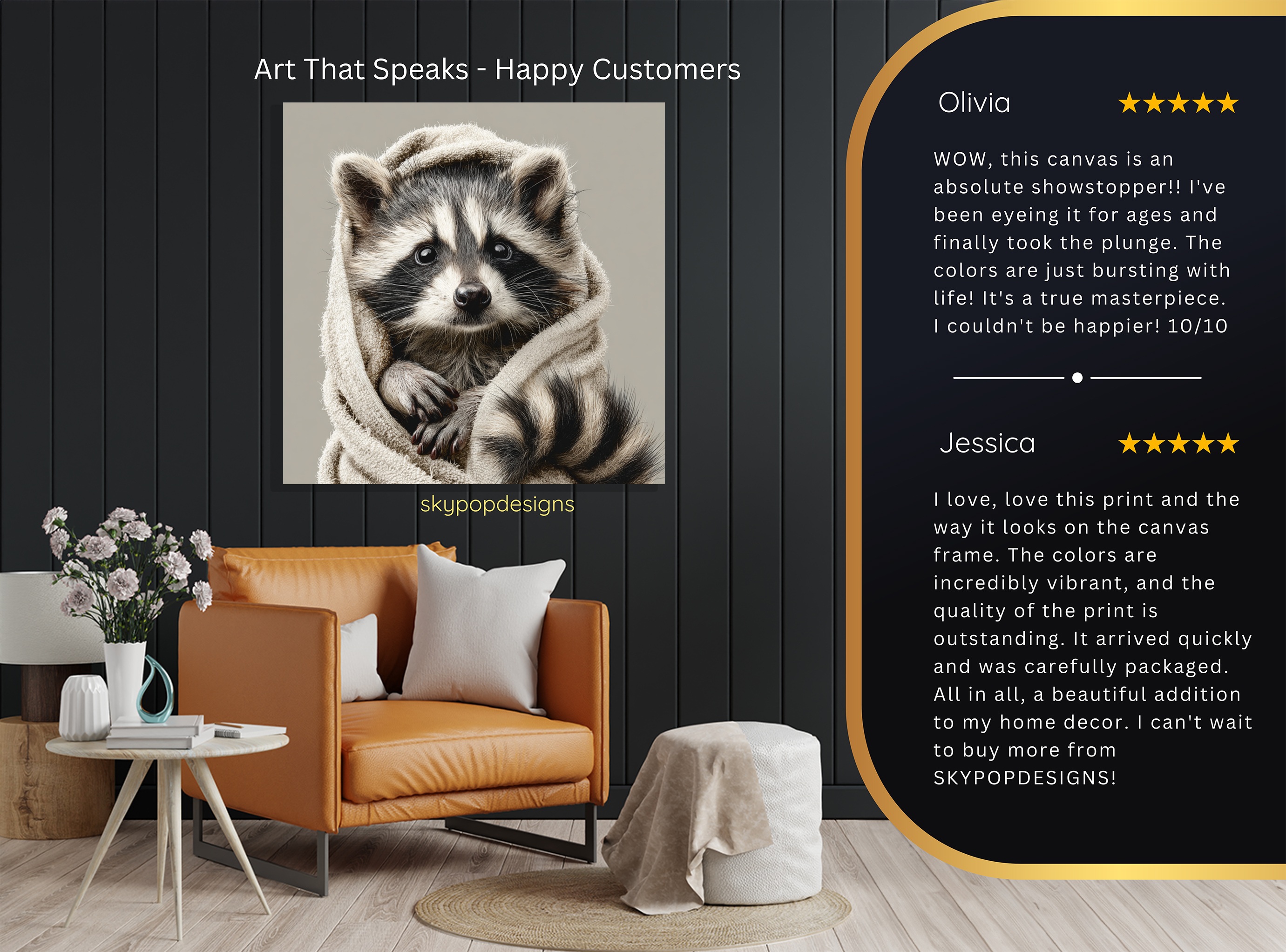 8.jpg Raccoon Art
