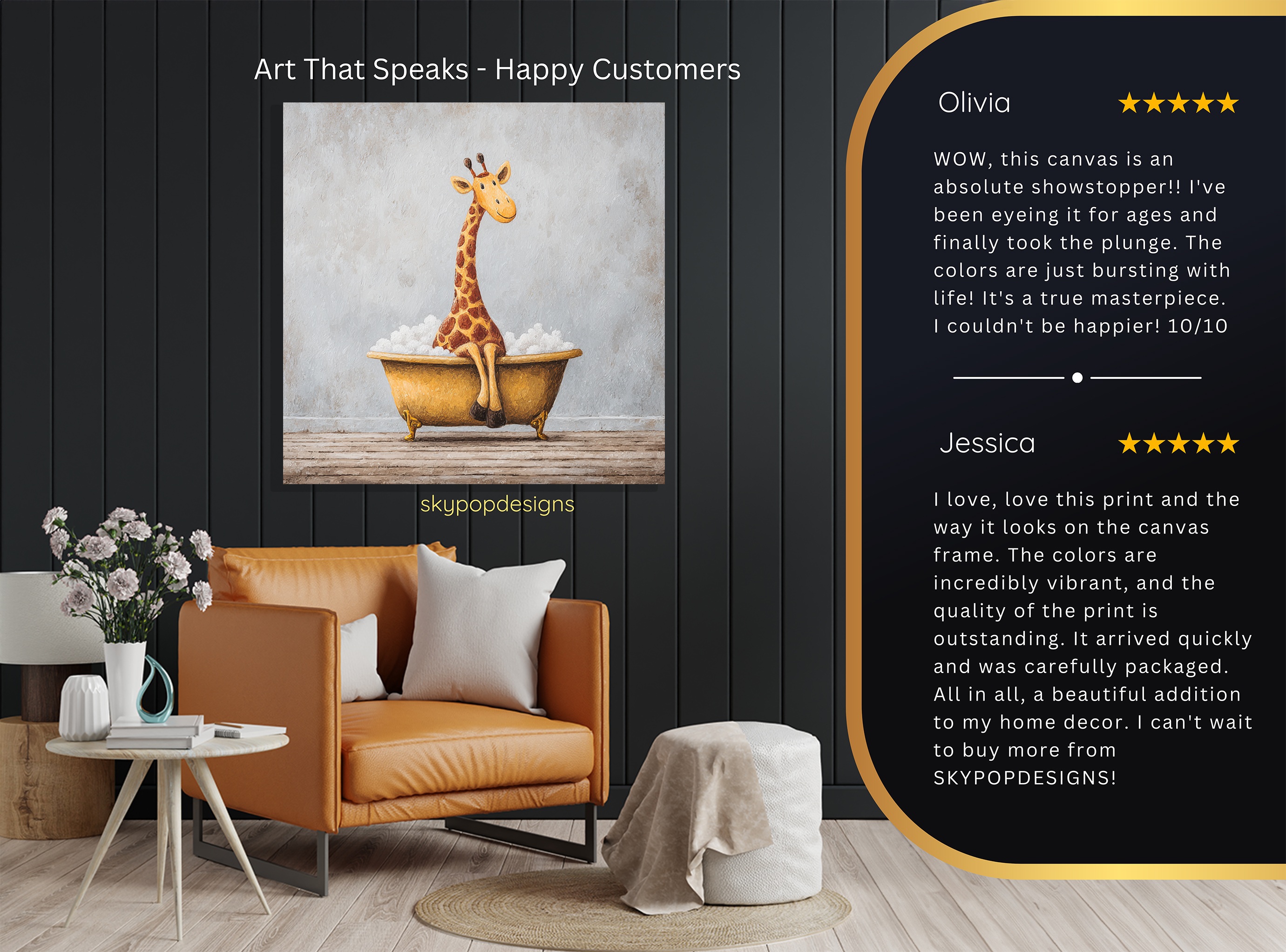 8.jpg Giraffe Art