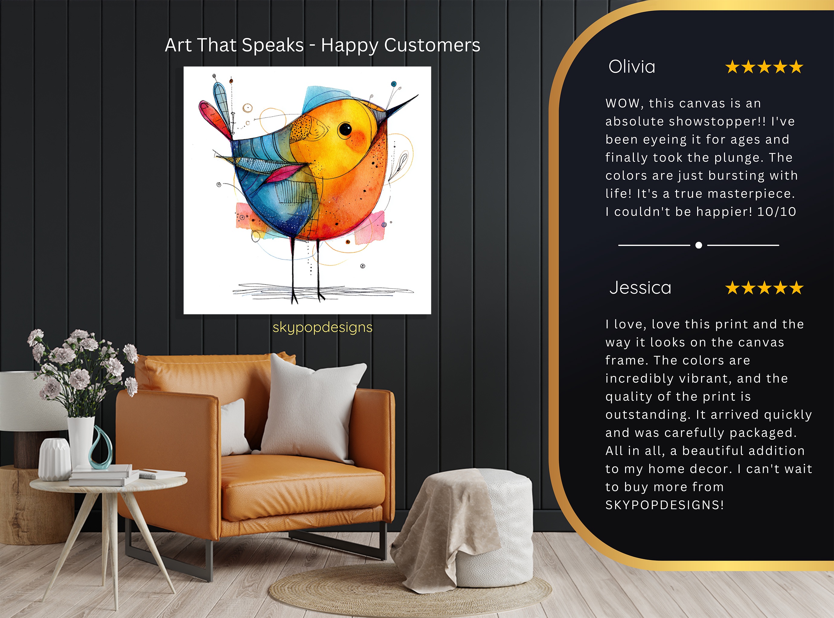 8.jpg Colorful Bird Art