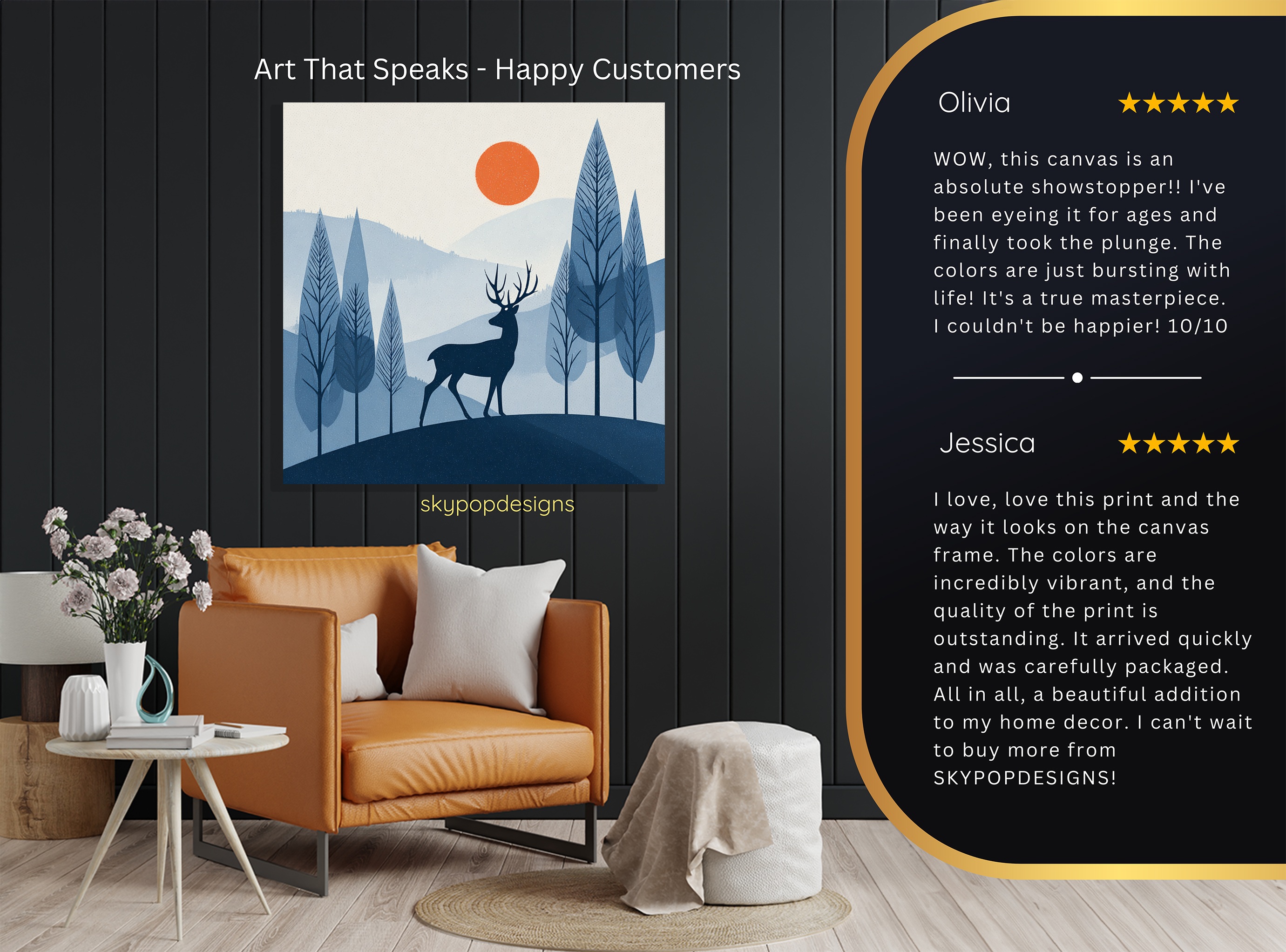 8.jpg Deer Art