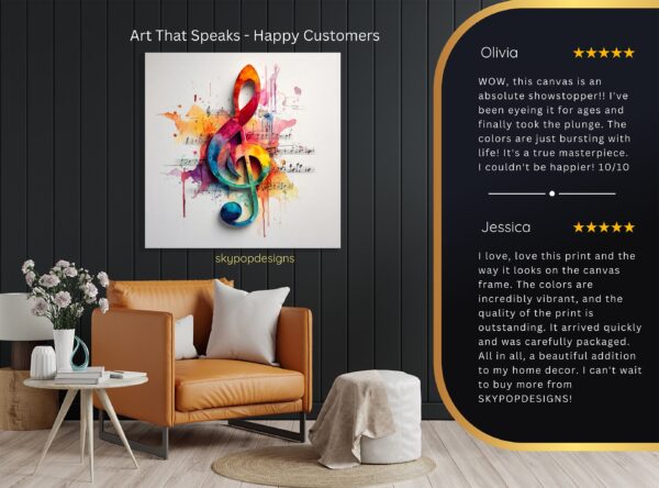 Treble Clef Art