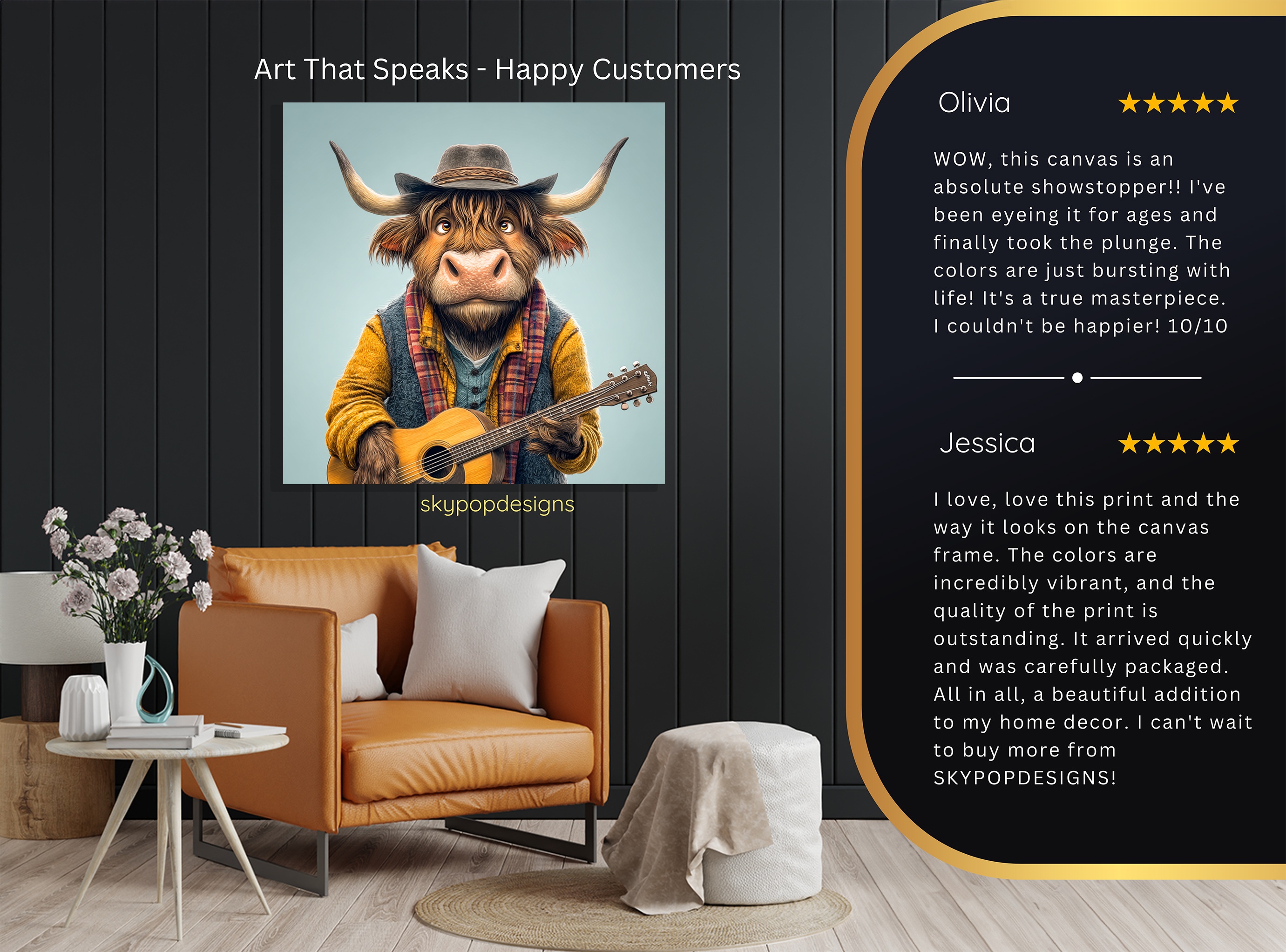 8.jpg Highland Cow Art