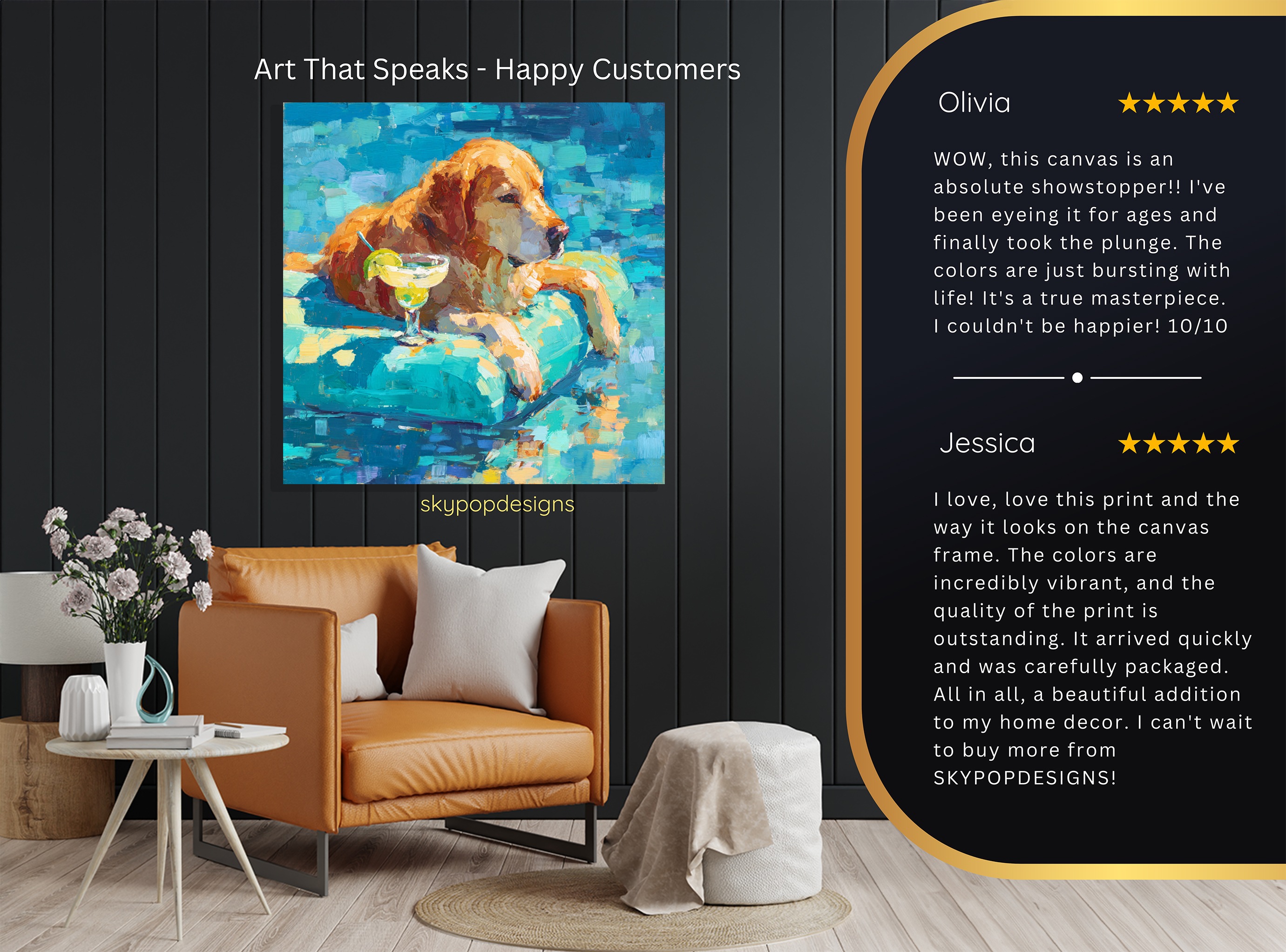 8.jpg Golden Retriever Art