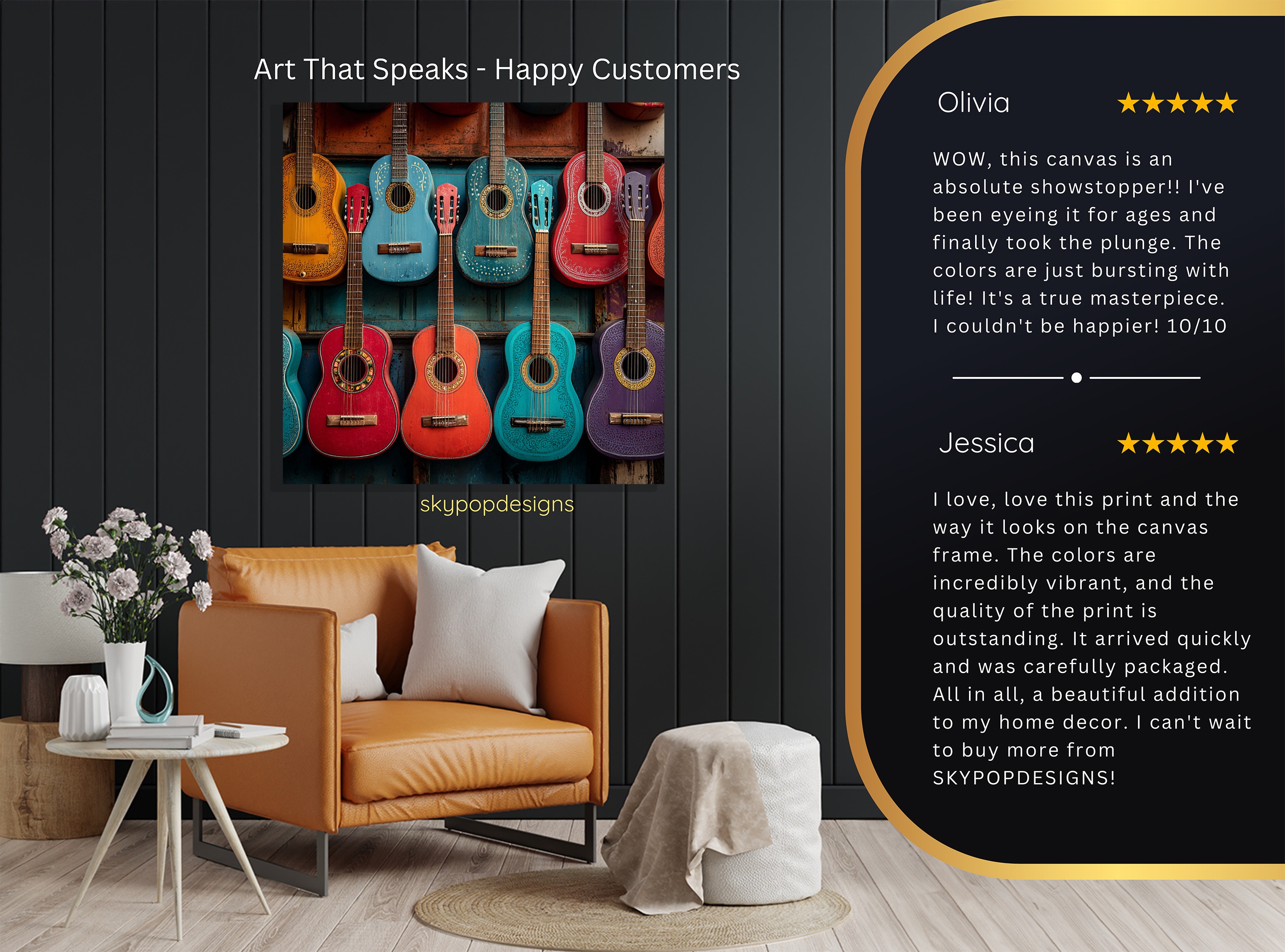 8.jpg Colorful Guitar Art