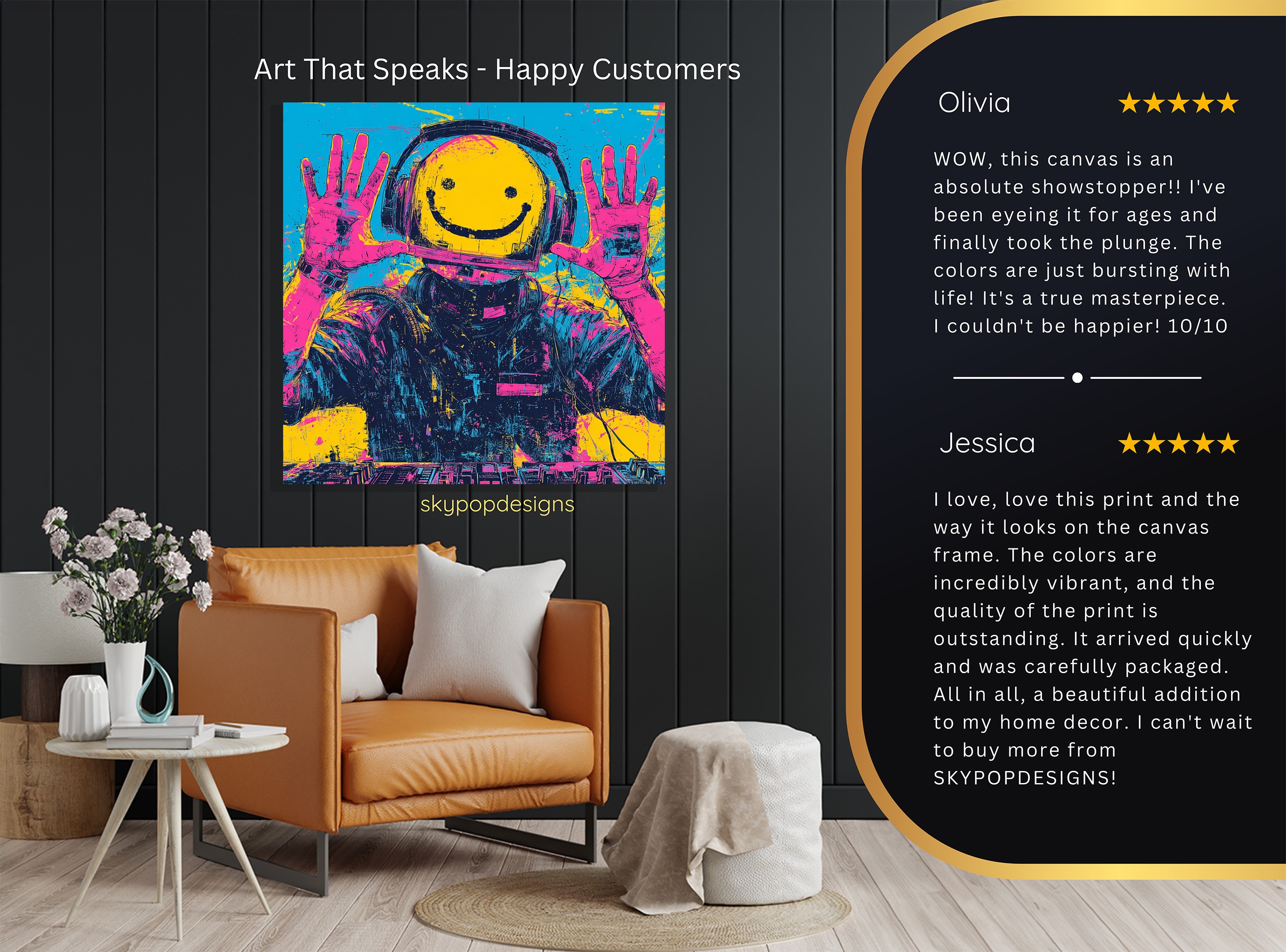 8.jpg Happy Astronaut DJ Art