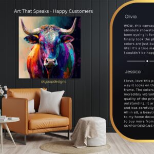 Highland Cow Art
