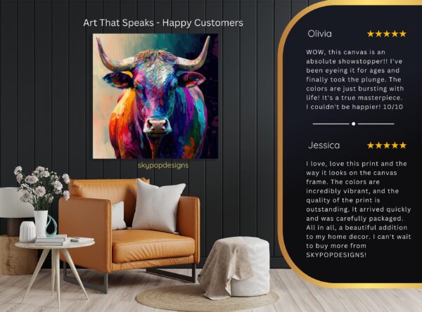 Highland Cow Art