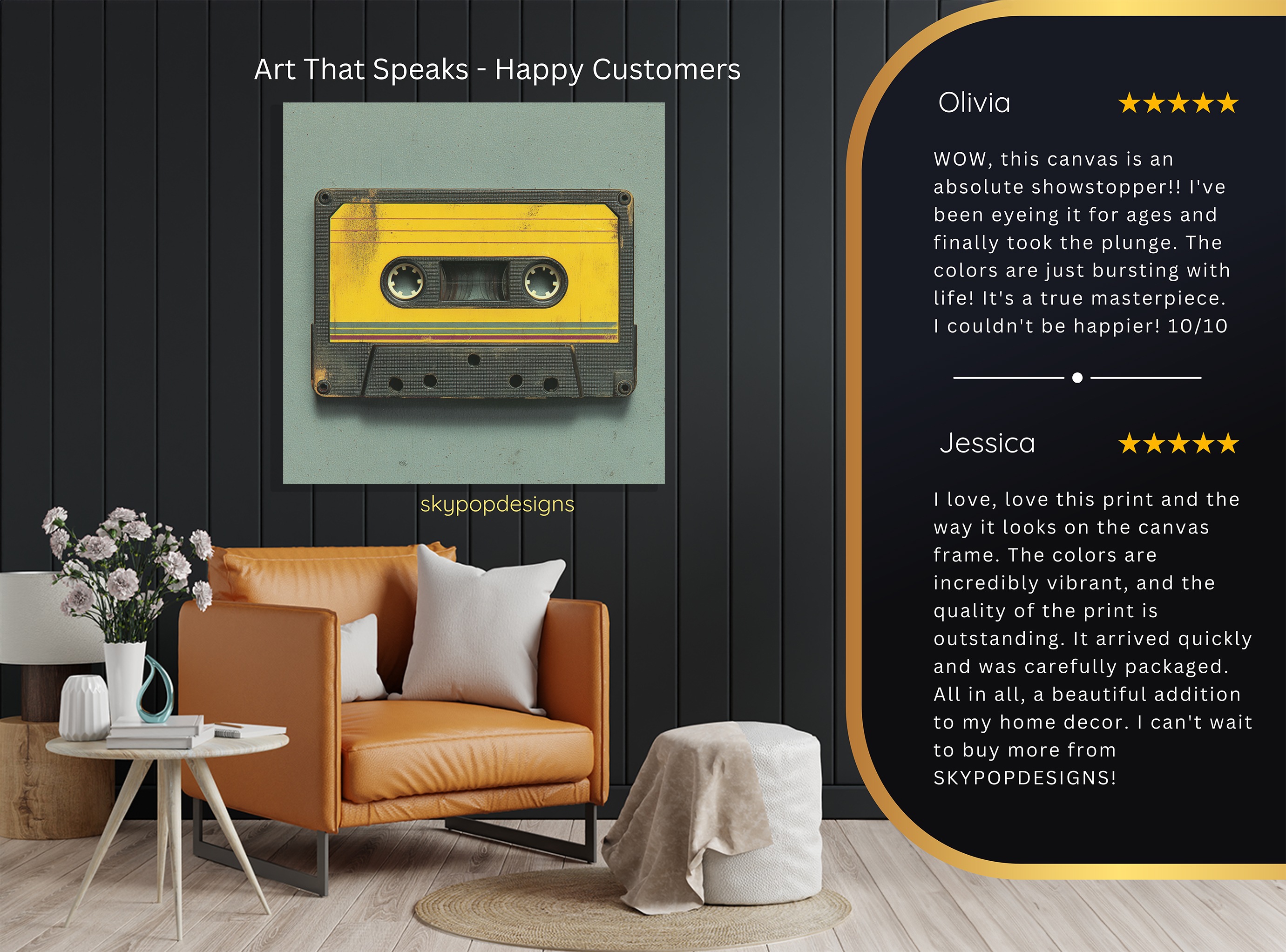 8.jpg Retro Cassette Tape Art