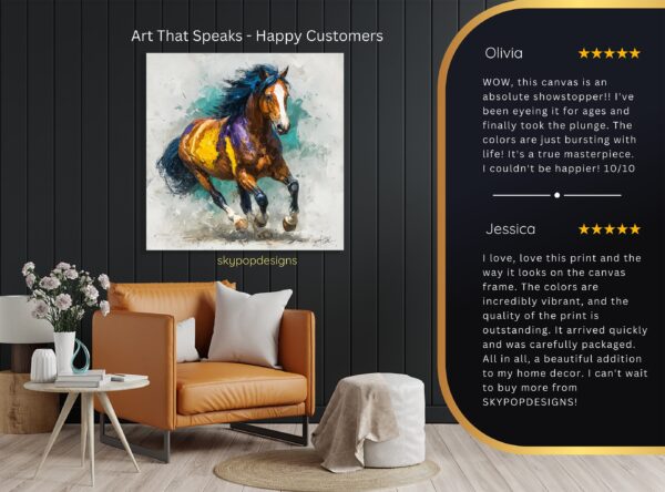 Horse Gallop Art