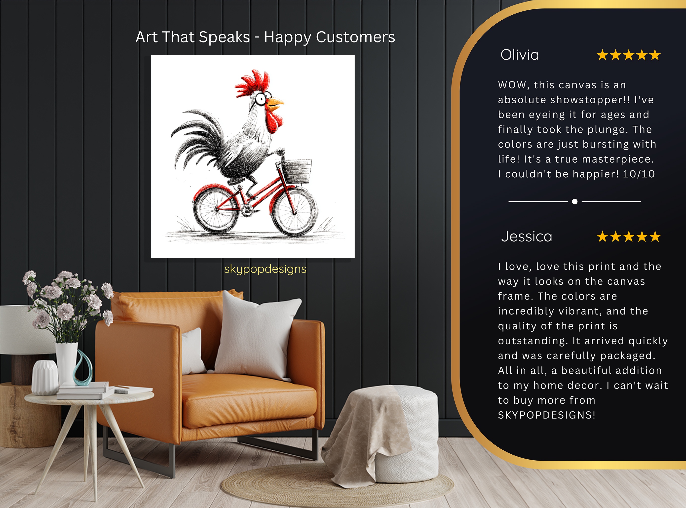 8.jpg Rooster Art