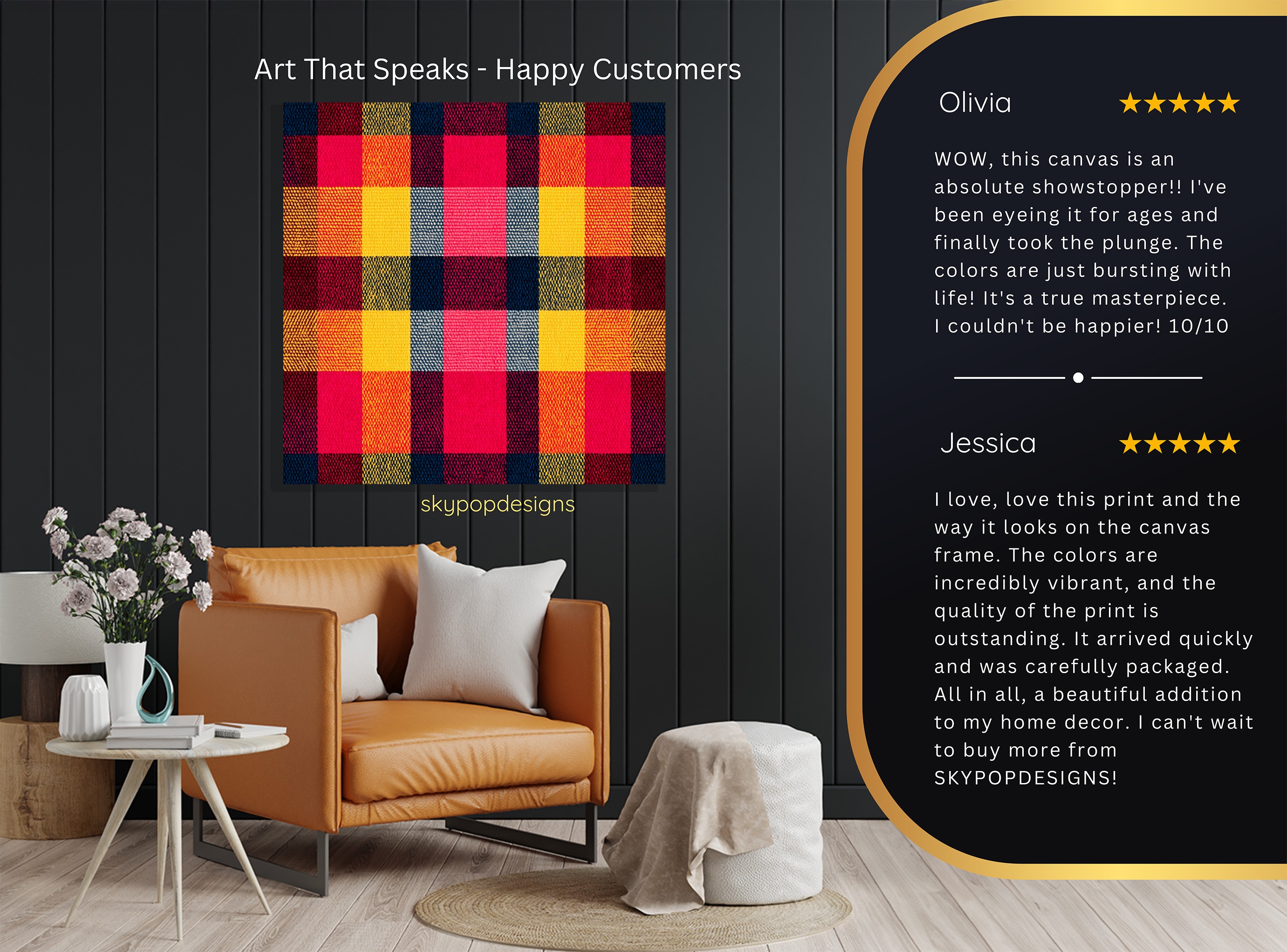 8.jpg Colorful Plaid Art