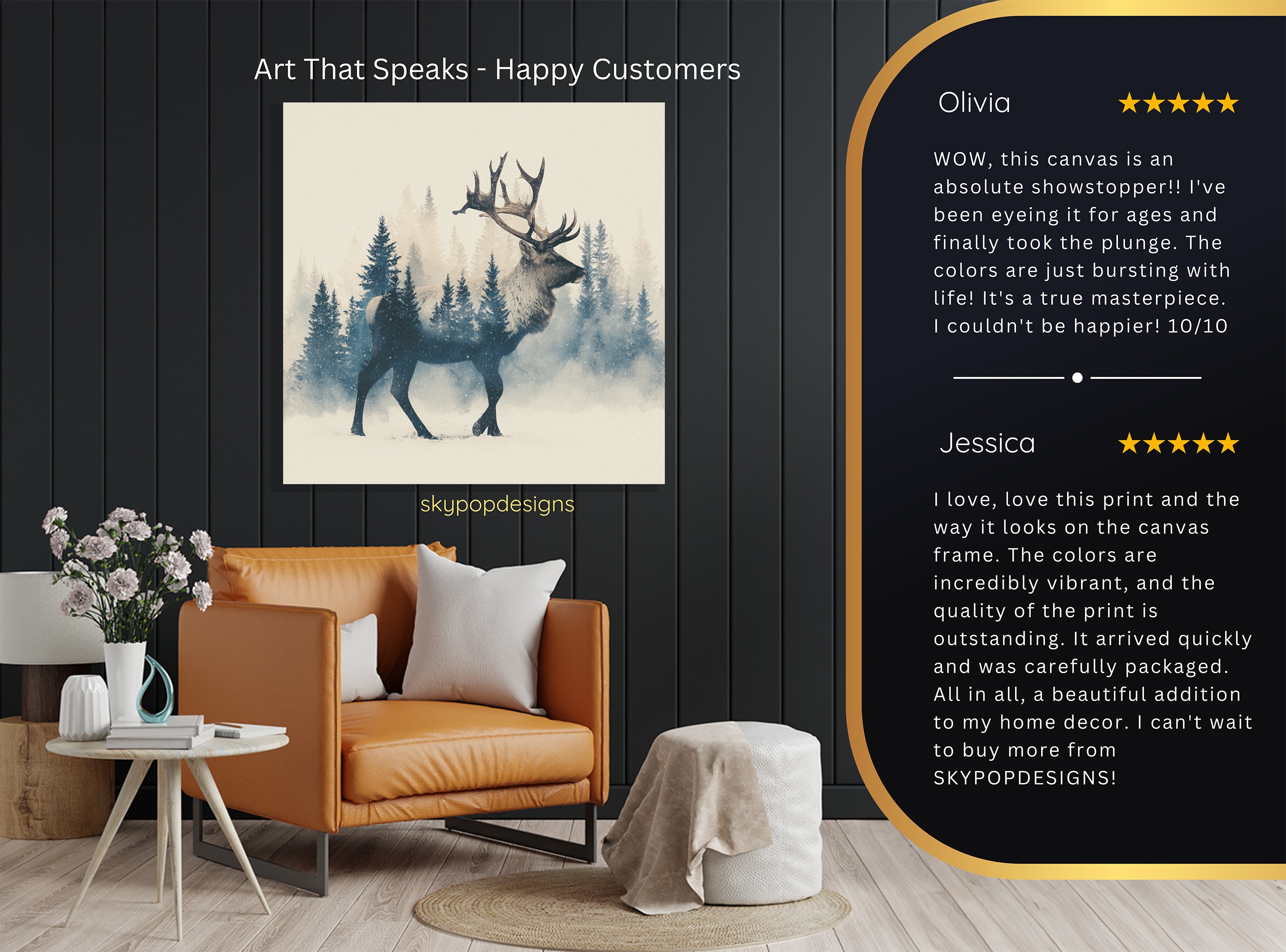 8.jpg Deer Art