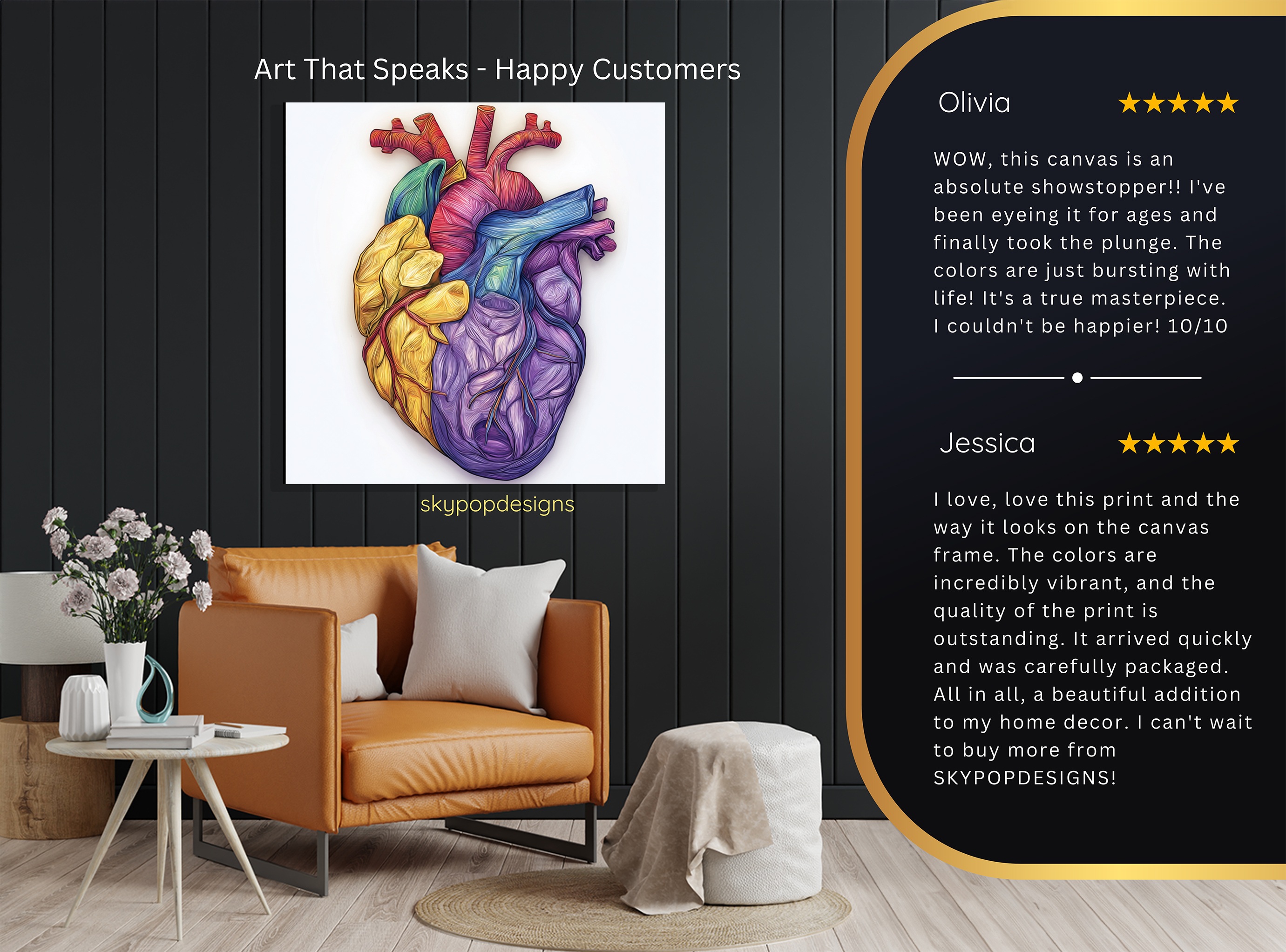 8.jpg Colorful Heart Anatomy Art
