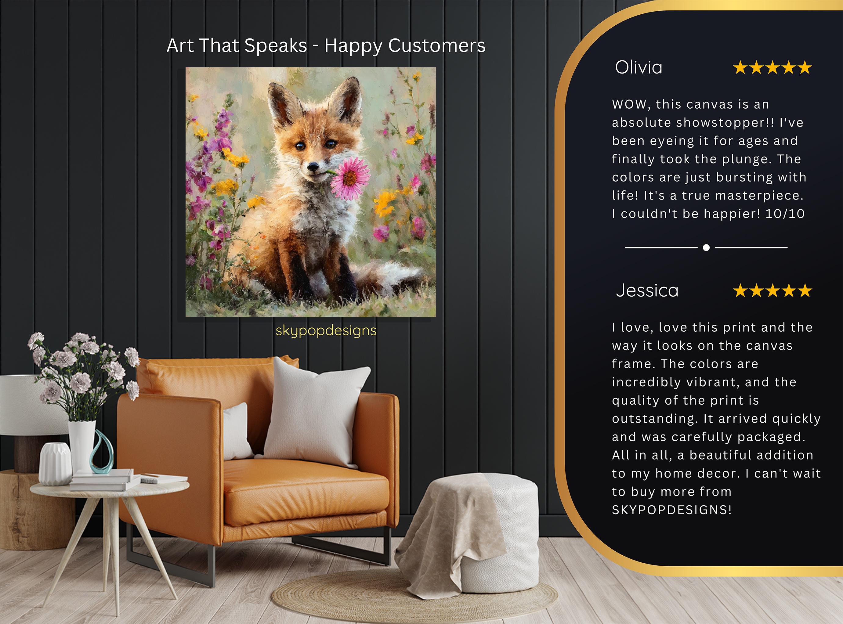 8.jpg Fox Flower Art