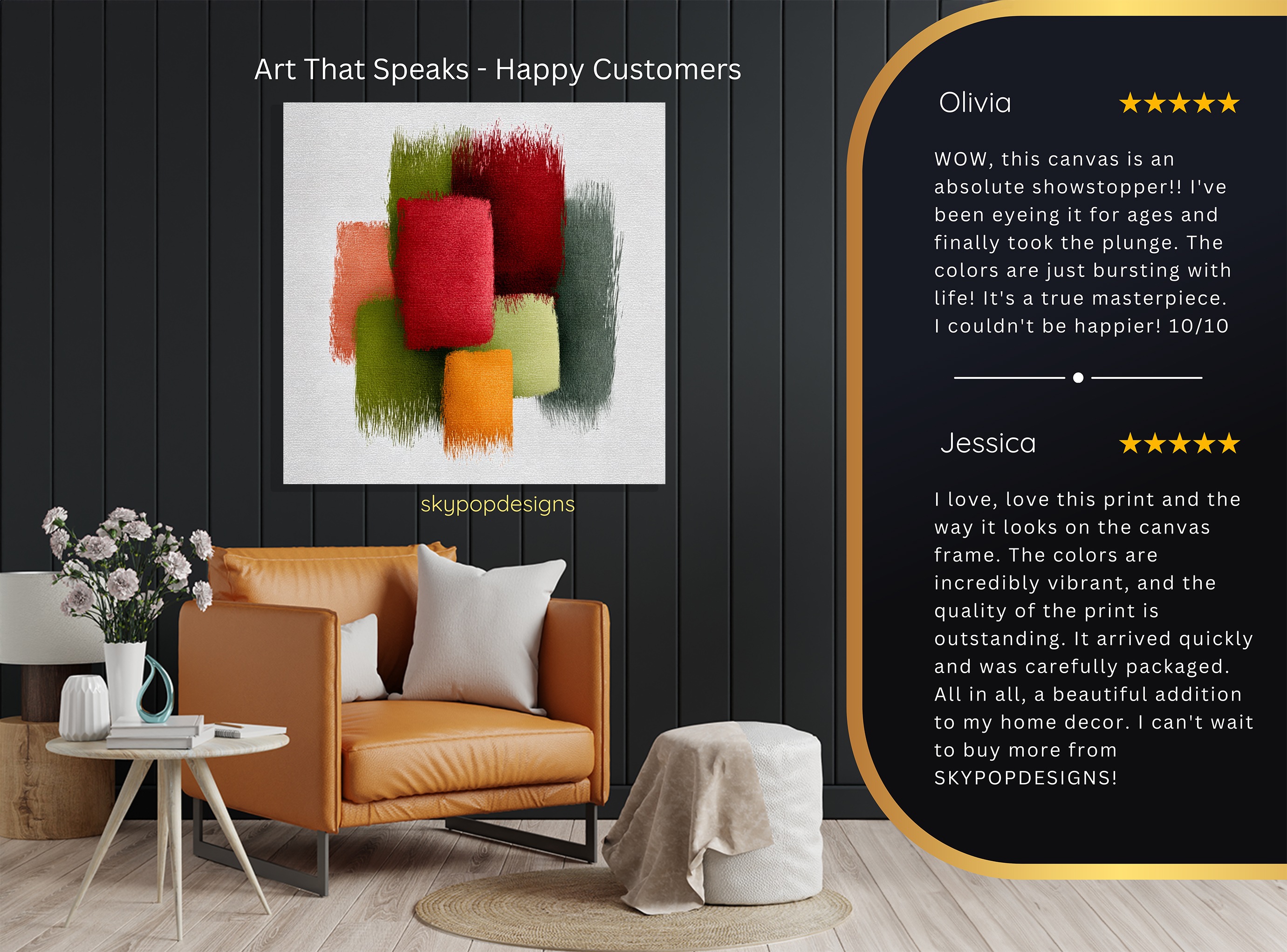 8.jpg Color Block Brush Strokes Art