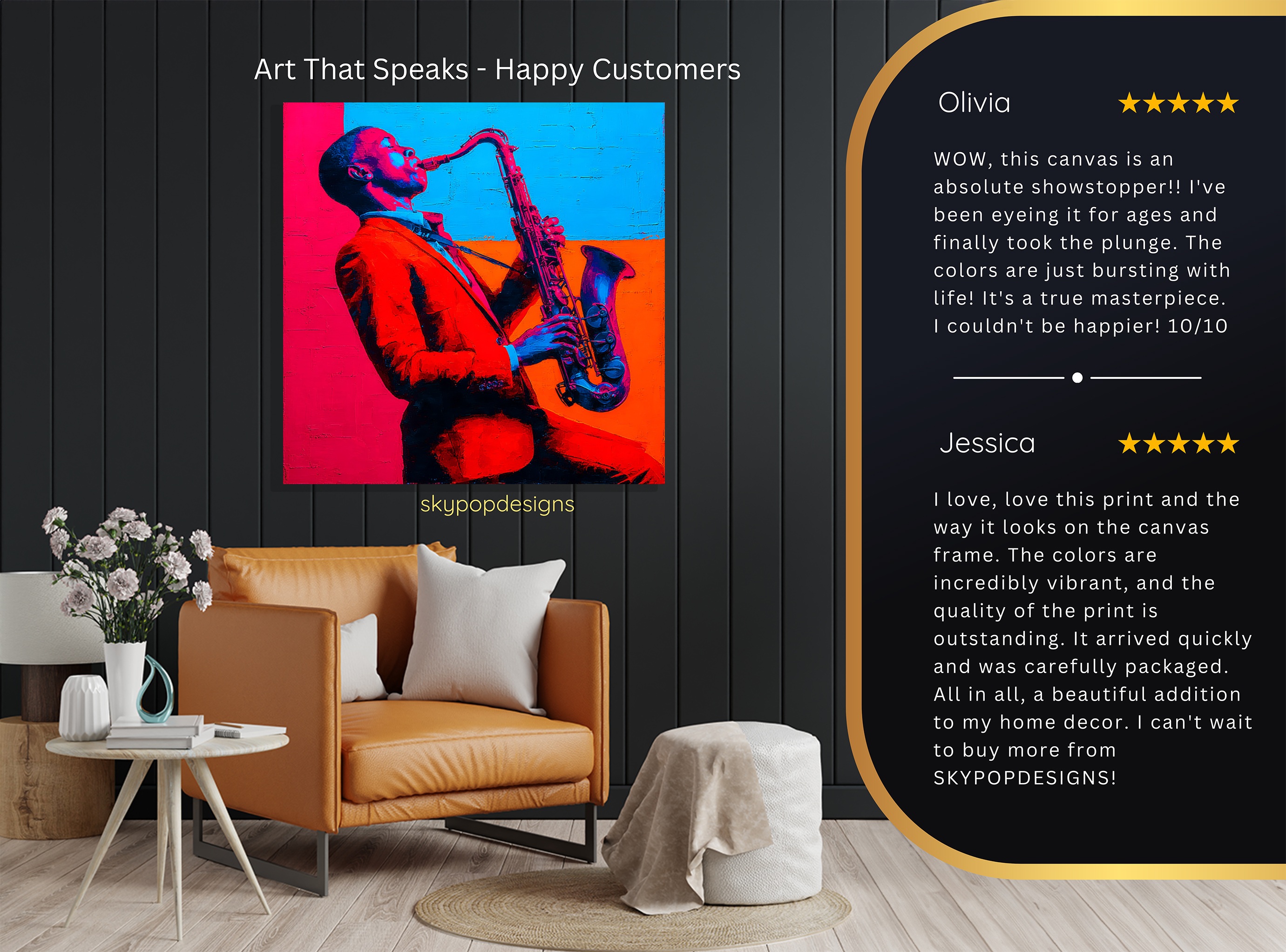 8.jpg Jazz Saxophone Player Art