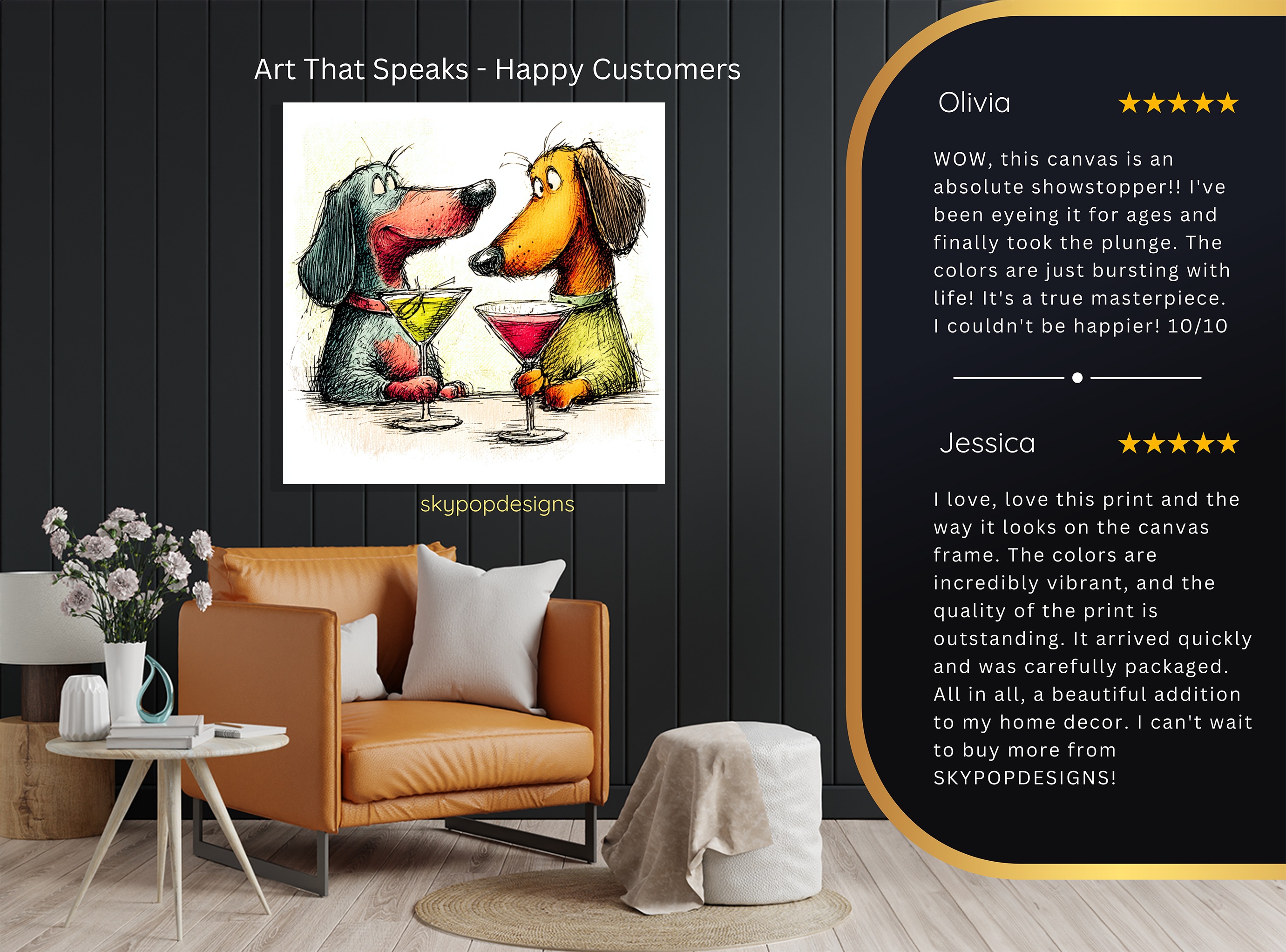 8.jpg Dog Cocktail Art